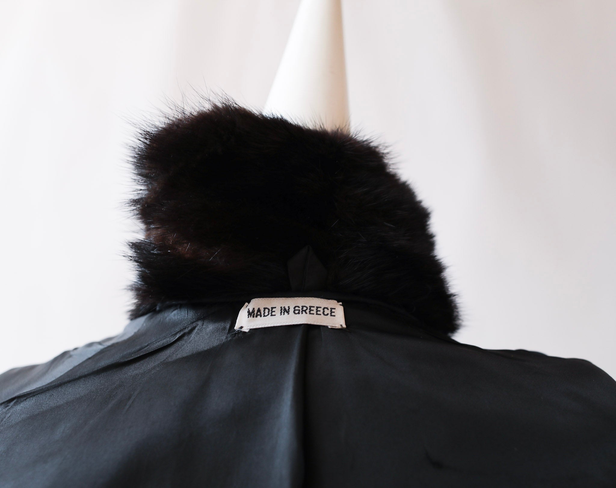 Made in Greece Long Fur Coat