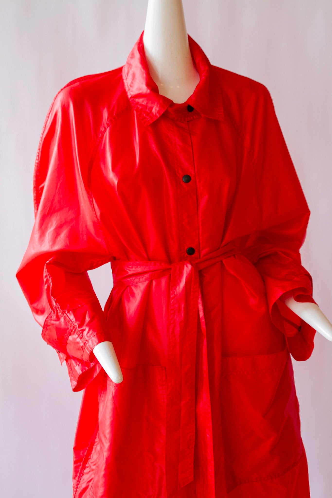 Sonia Rykiel Red Rain Trench