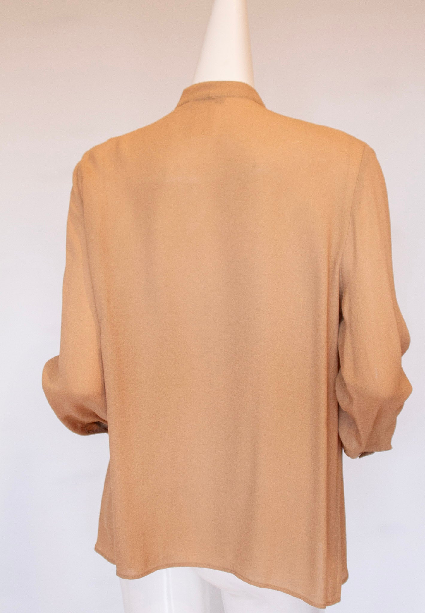 Giorgio Armani Collezioni Cream Silk Blouse