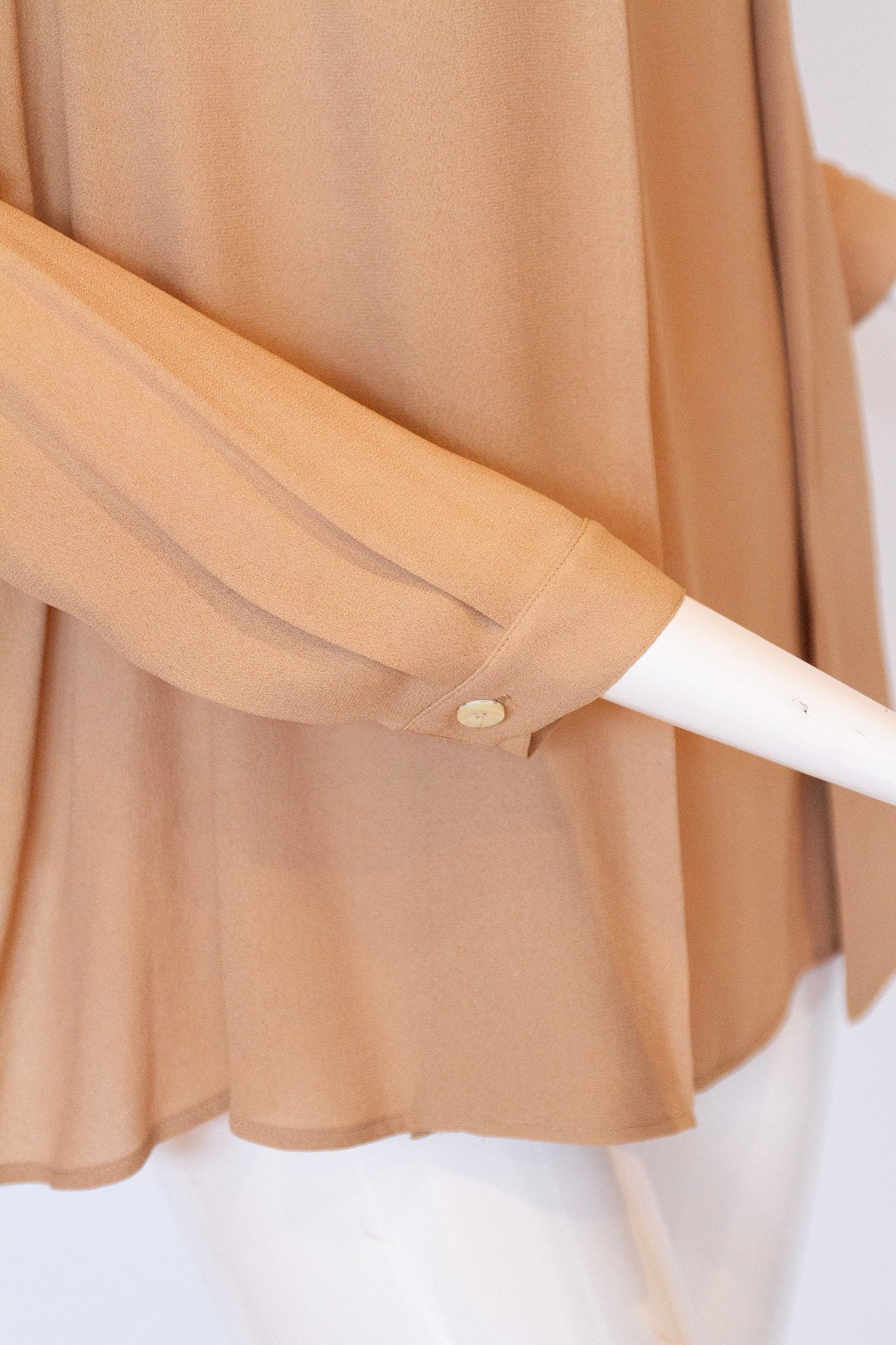 Giorgio Armani Collezioni Cream Silk Blouse