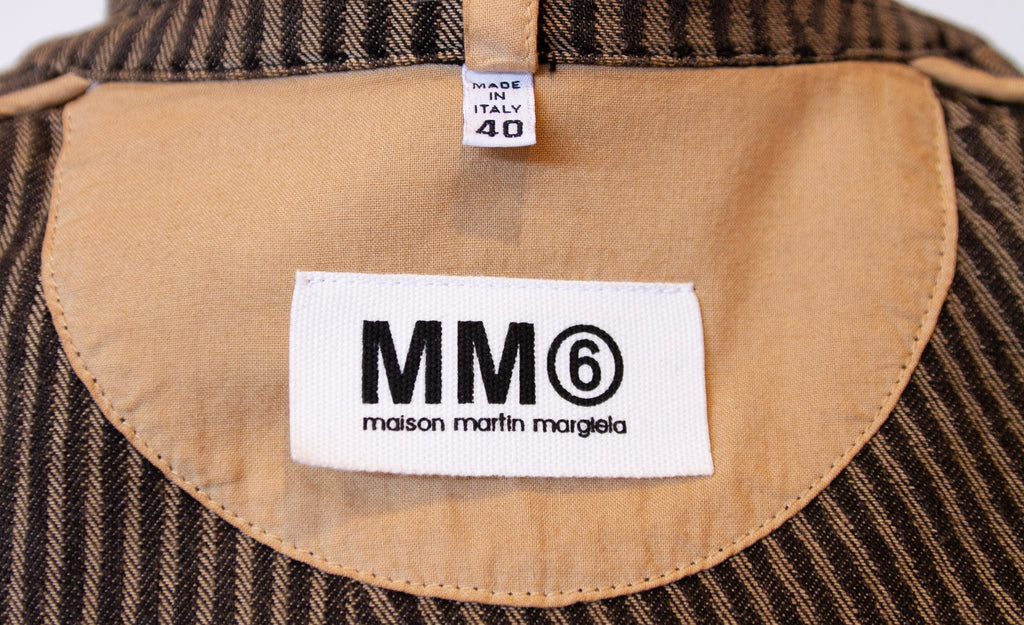 MAISON MARGIELA Cotton Striped Sports Coat