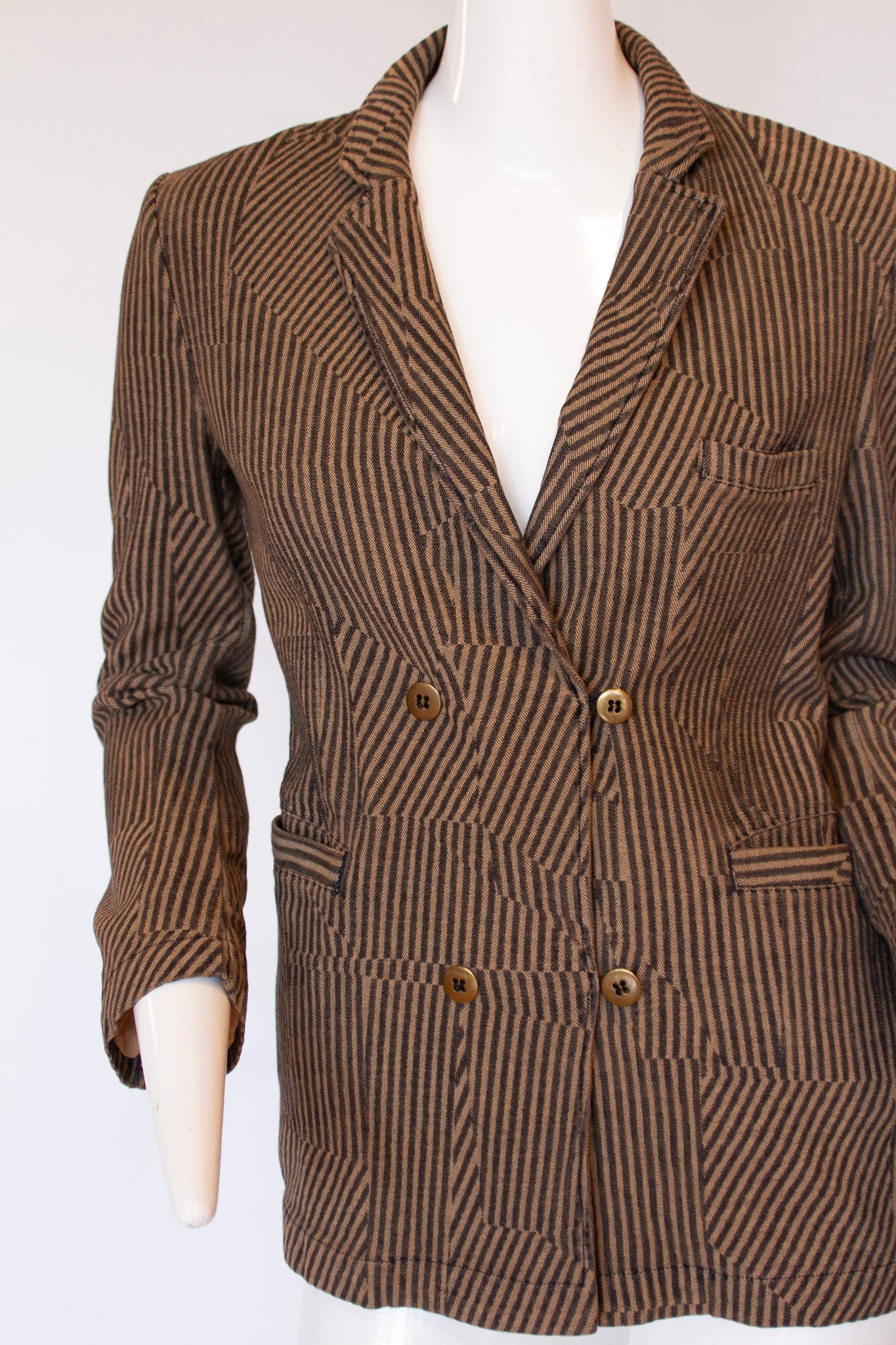 MAISON MARGIELA Cotton Striped Sports Coat