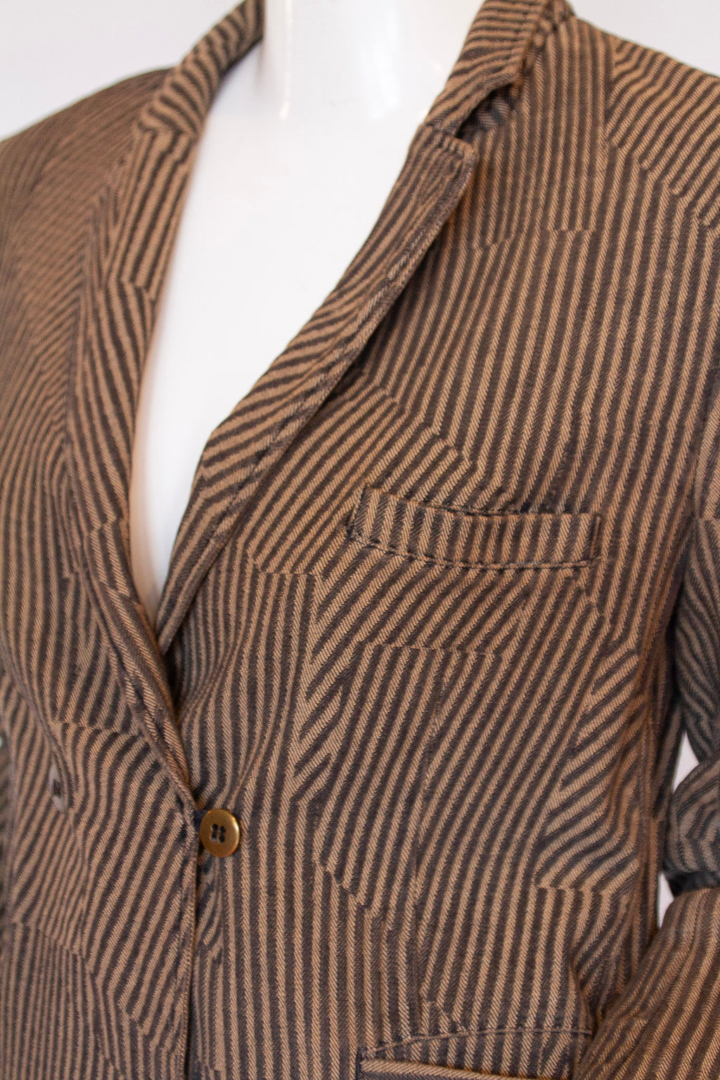 MAISON MARGIELA Cotton Striped Sports Coat