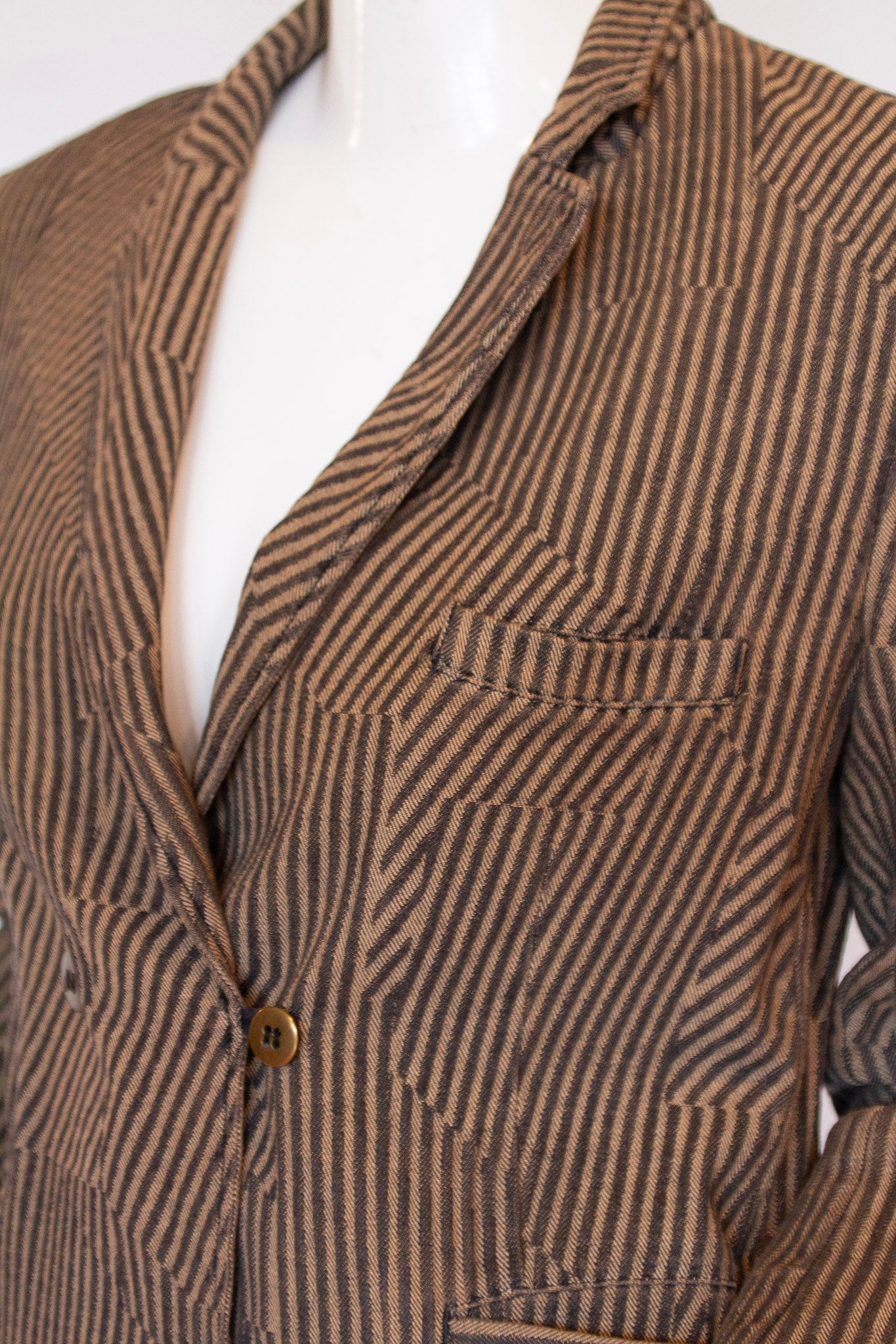 MAISON MARGIELA Cotton Striped Sports Coat