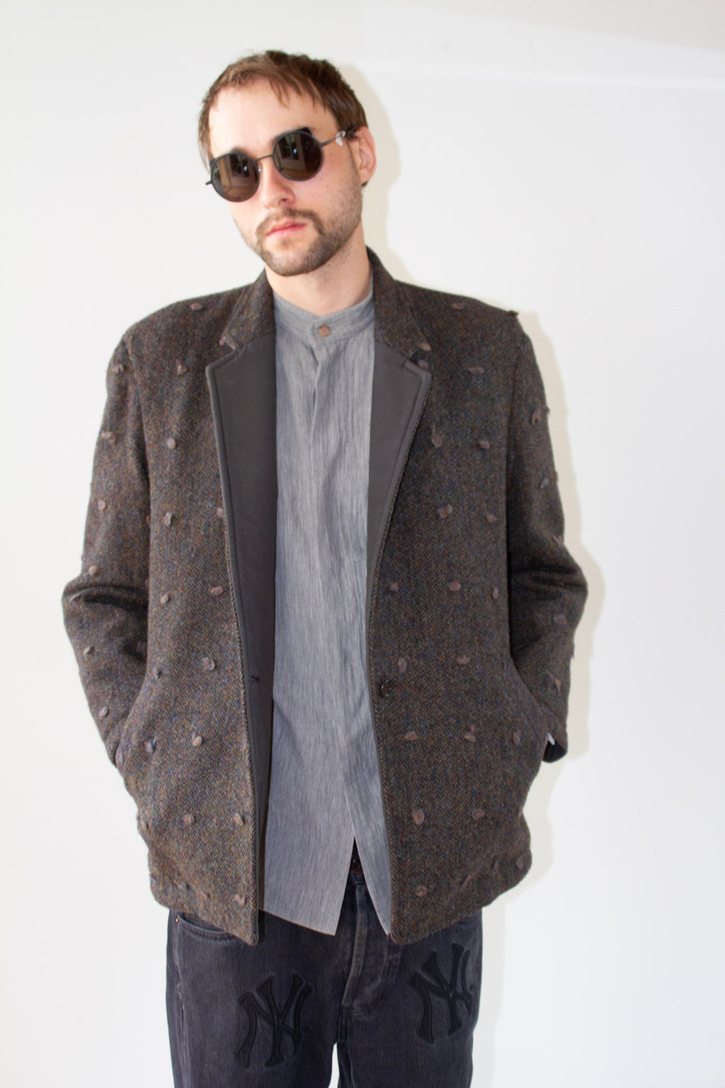 Rare Issey Miyake wool reversible jacket