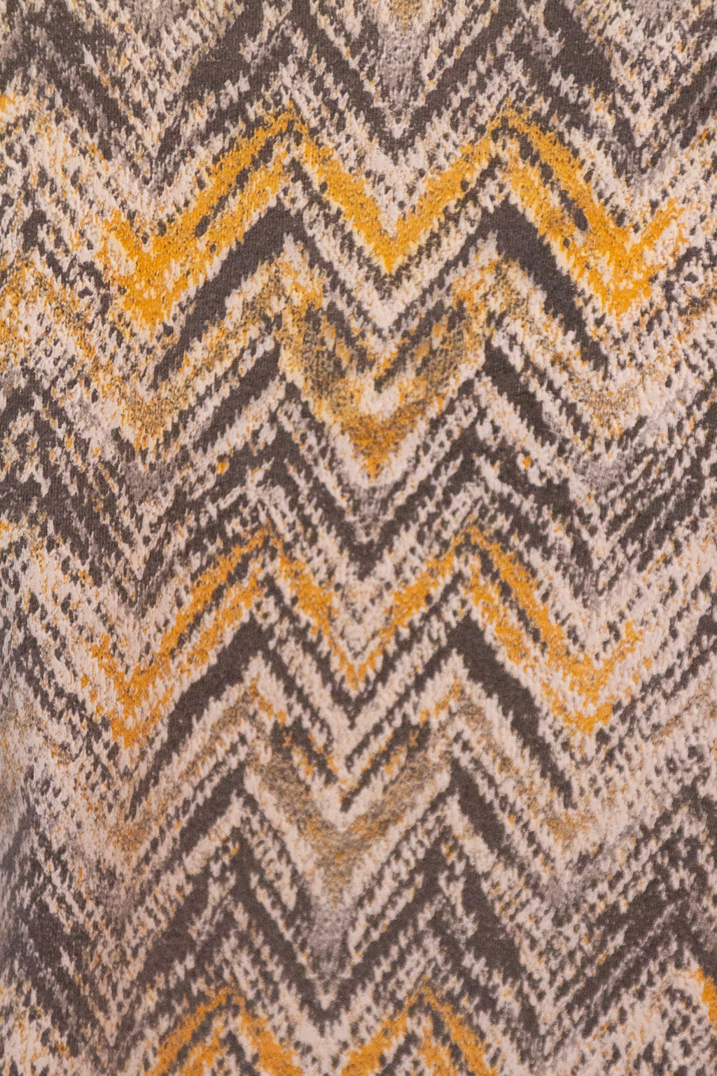 MISSONI Orange and Grey Zig-Zag Pattern T-Shirt