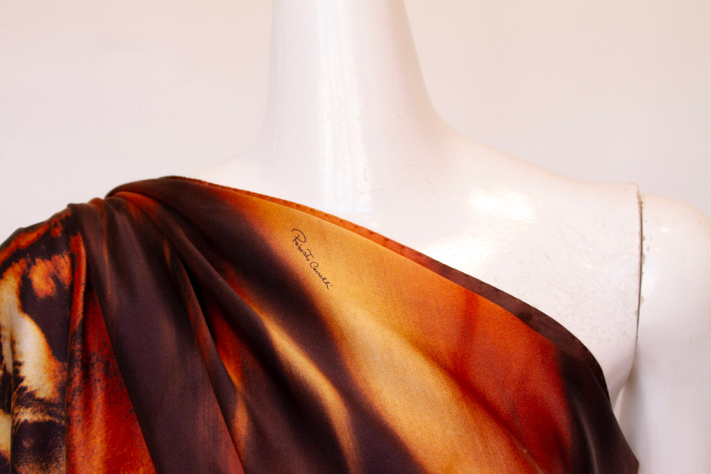 ROBERTO CAVALLI, Felix Print, Oversize, Body Wrap SS22 Collection