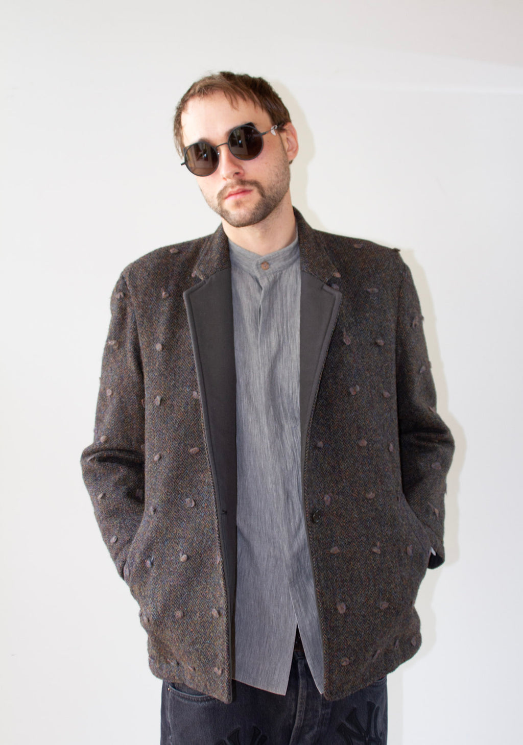 Rare Issey Miyake wool reversible jacket