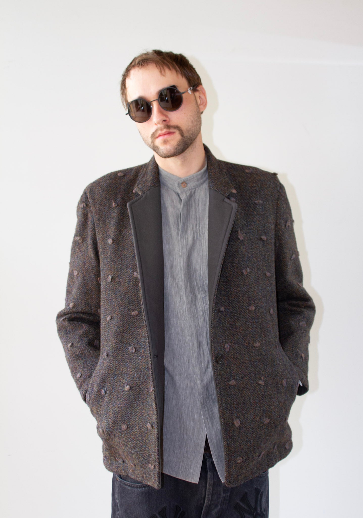 Rare Issey Miyake wool reversible jacket