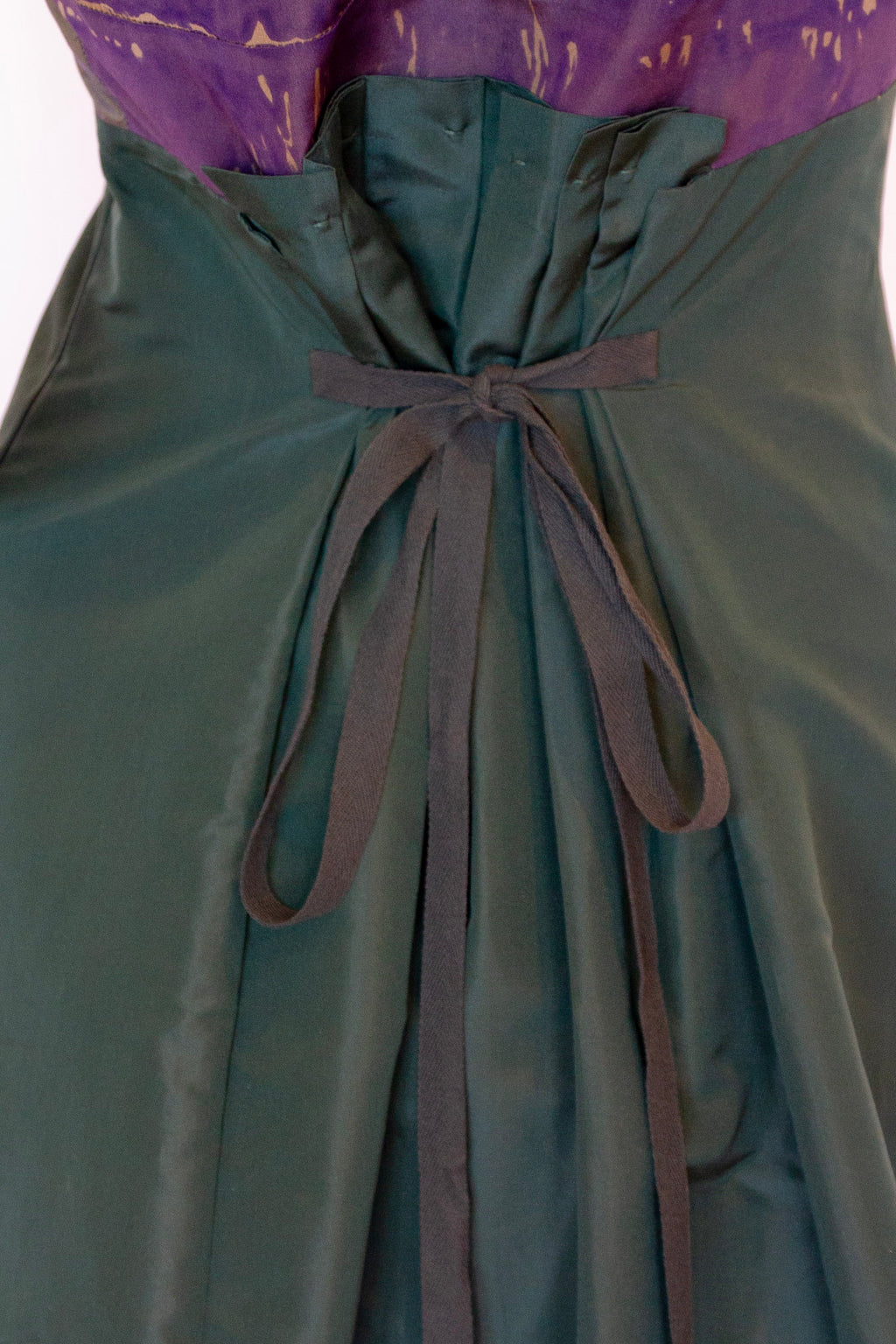 PRADA Spring 2005 Ready-to-Wear Silk Peacock Dress