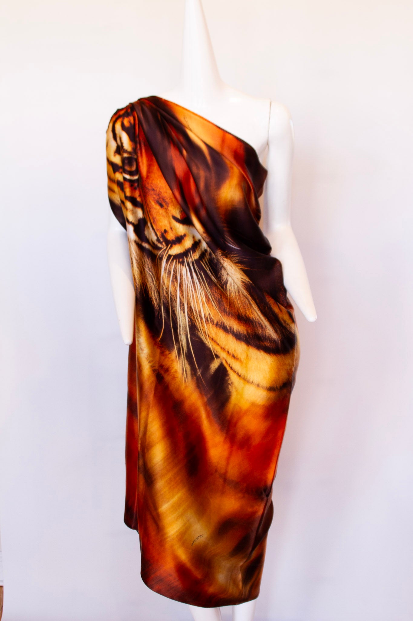 ROBERTO CAVALLI, Felix Print, Oversize, Body Wrap SS22 Collection