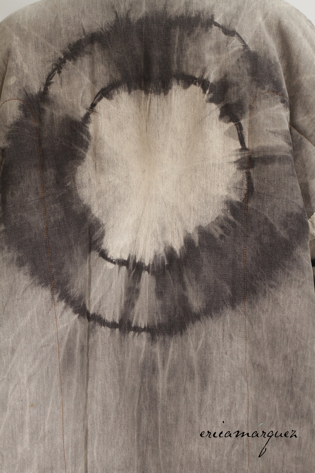 18008 KAMALI, Grey Oversized Fit Casual Jacket with Notched Collar