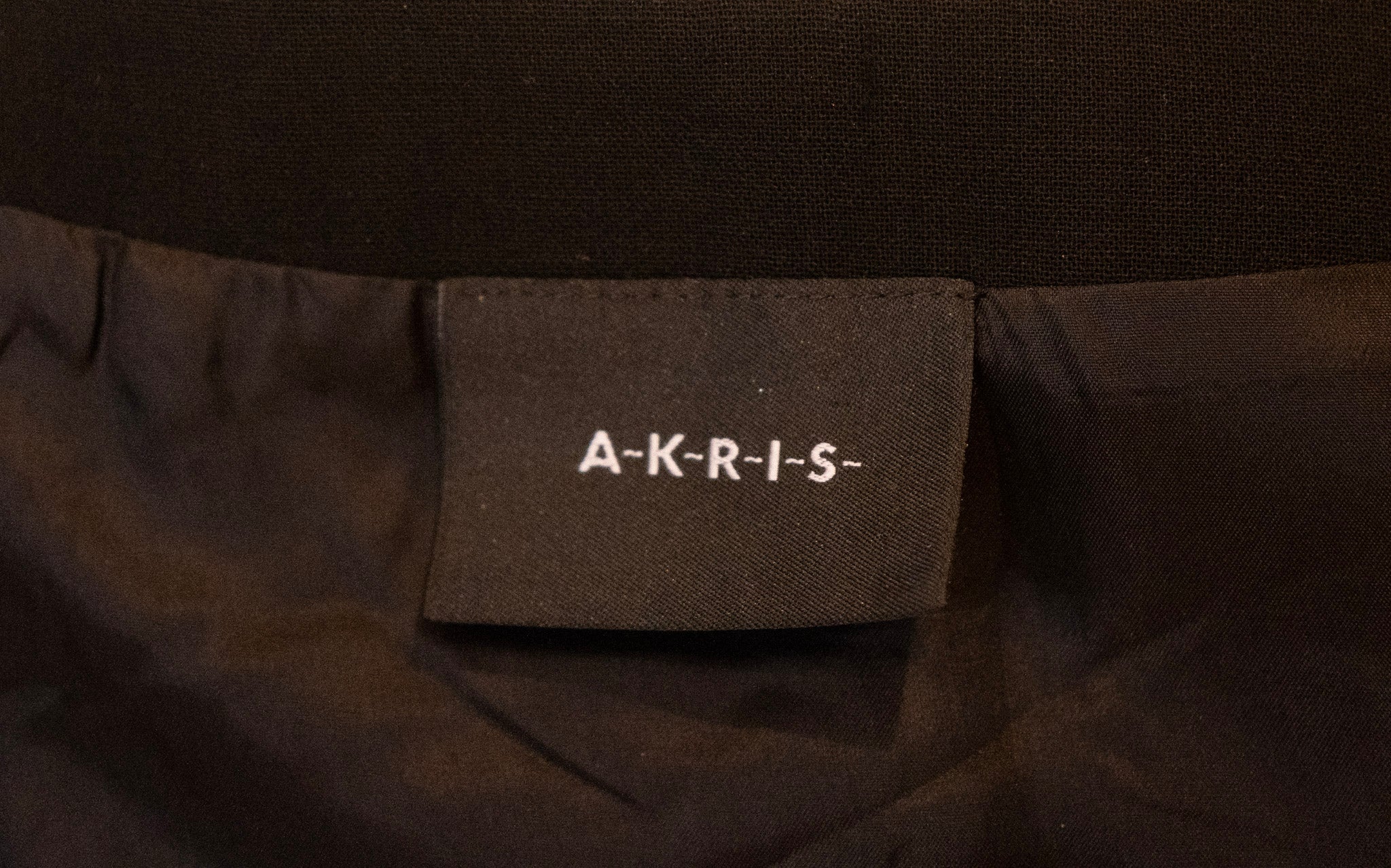 Akris Black Pencil Italian-blend Wool Skirt