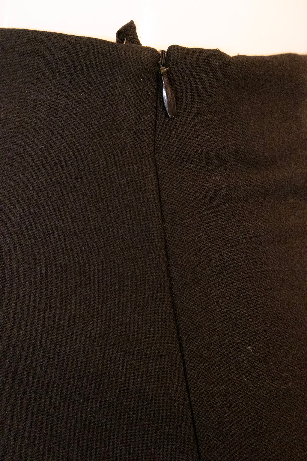Akris Black Pencil Italian-blend Wool Skirt
