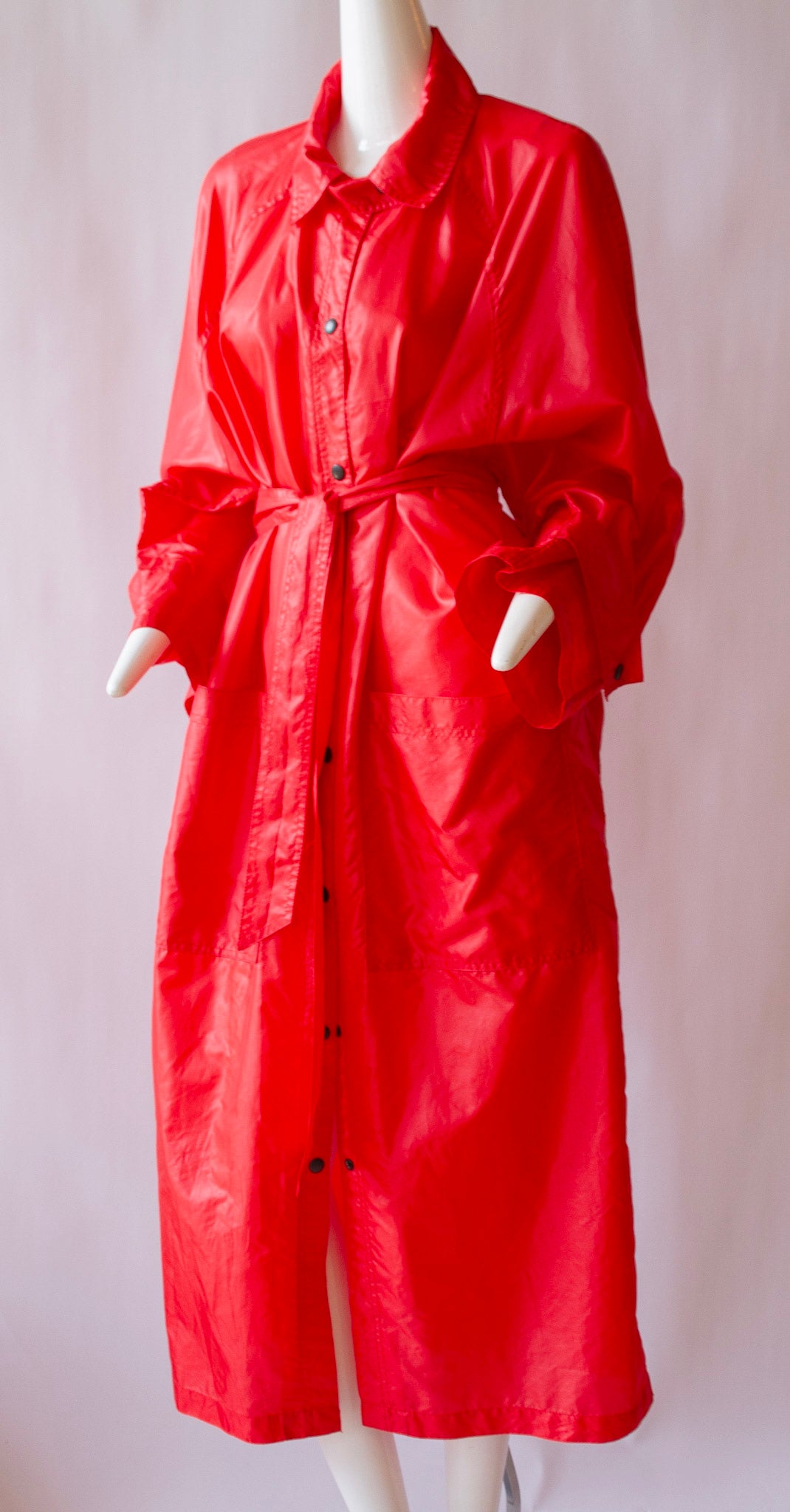Sonia Rykiel Red Rain Trench