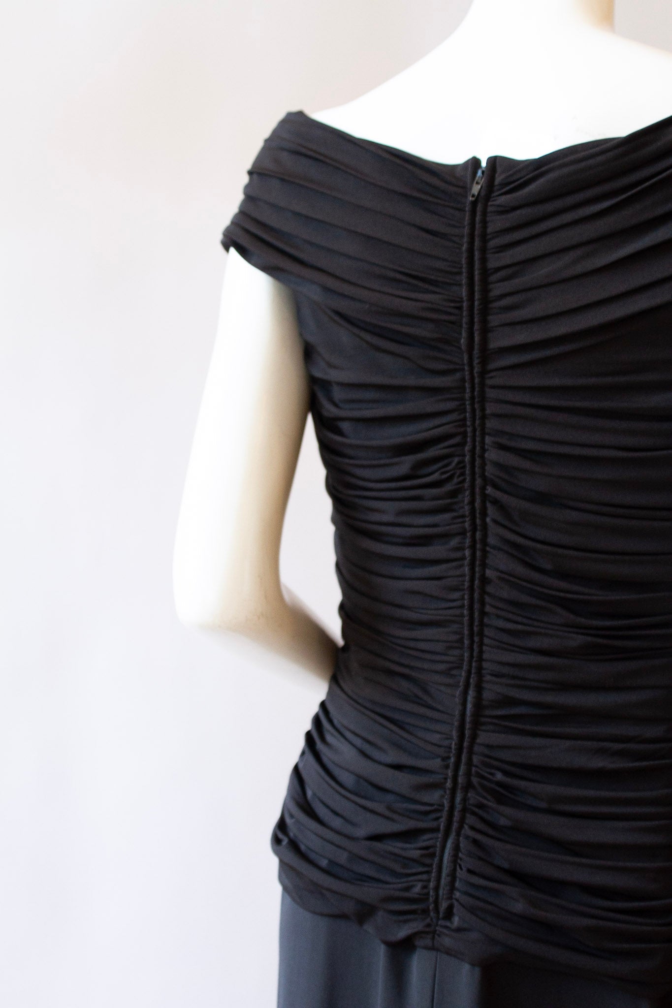 TADASHI Collection NWT 1990s Vintage Black Evening Dress