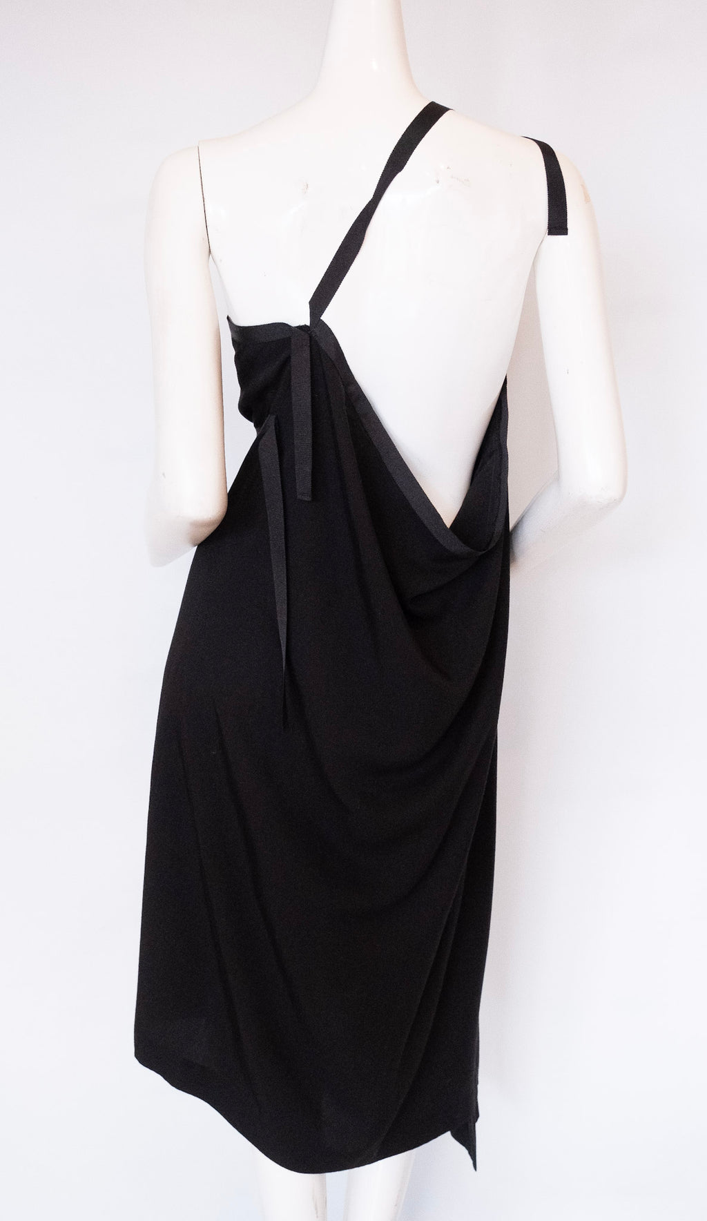YOHJI YAMAMOTO Asymmetrical Black One Shoulder Dress and Skirt Combinations