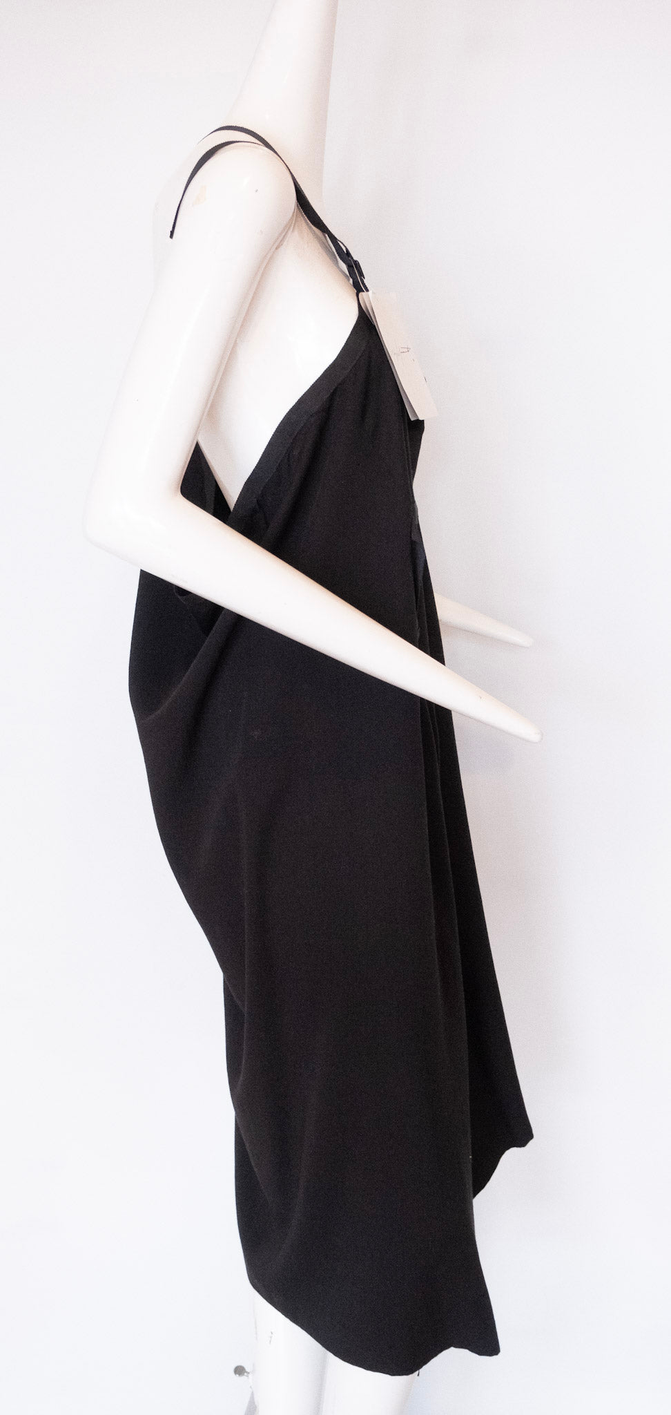 YOHJI YAMAMOTO Asymmetrical Black One Shoulder Dress and Skirt Combinations
