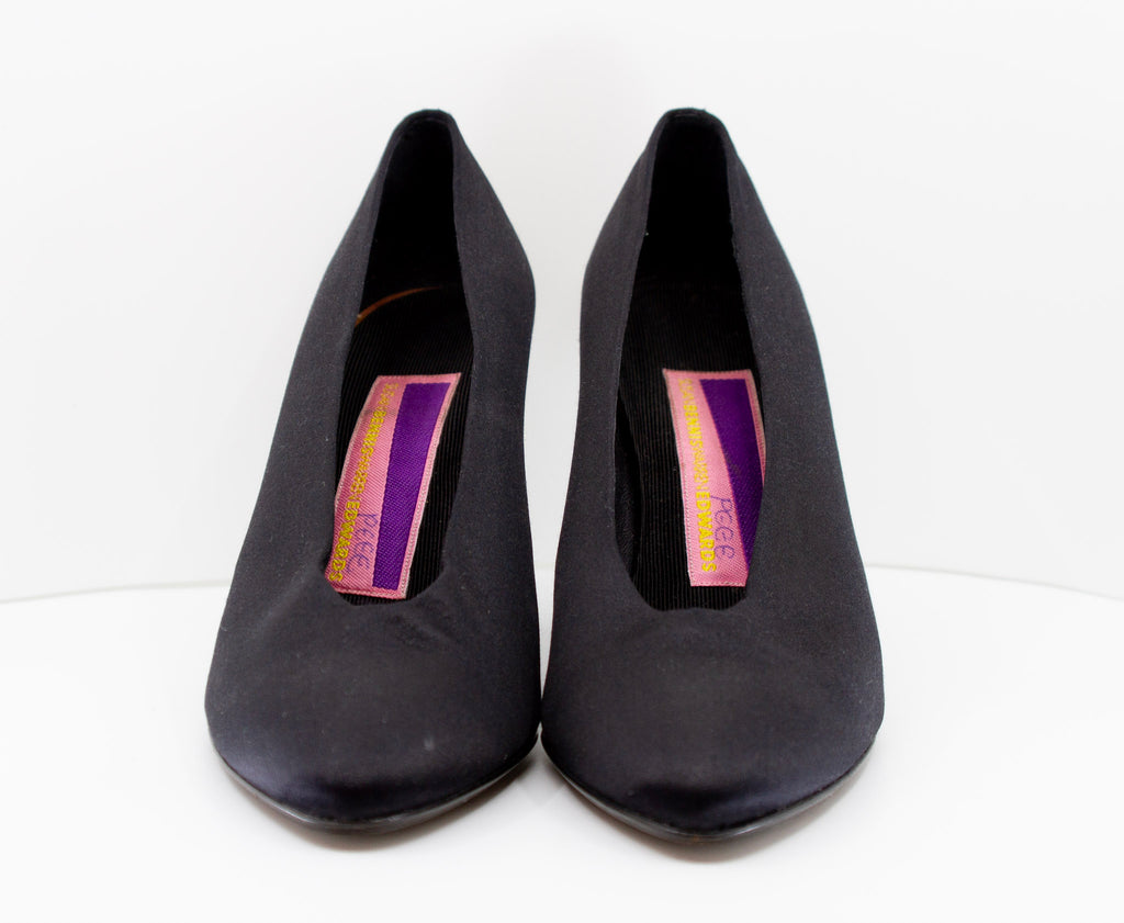 Susan Bennis/Warren Edwards, Black, Classic Pumps