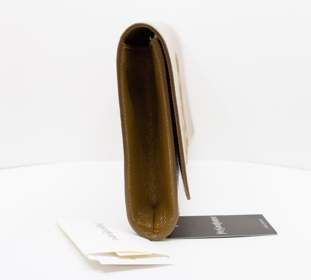YVES SAINT LAURENT Belle de Jour Patent Leather Clutch