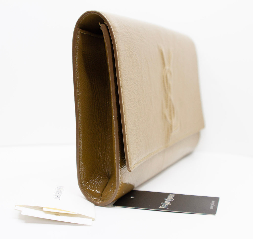 YVES SAINT LAURENT Belle de Jour Patent Leather Clutch