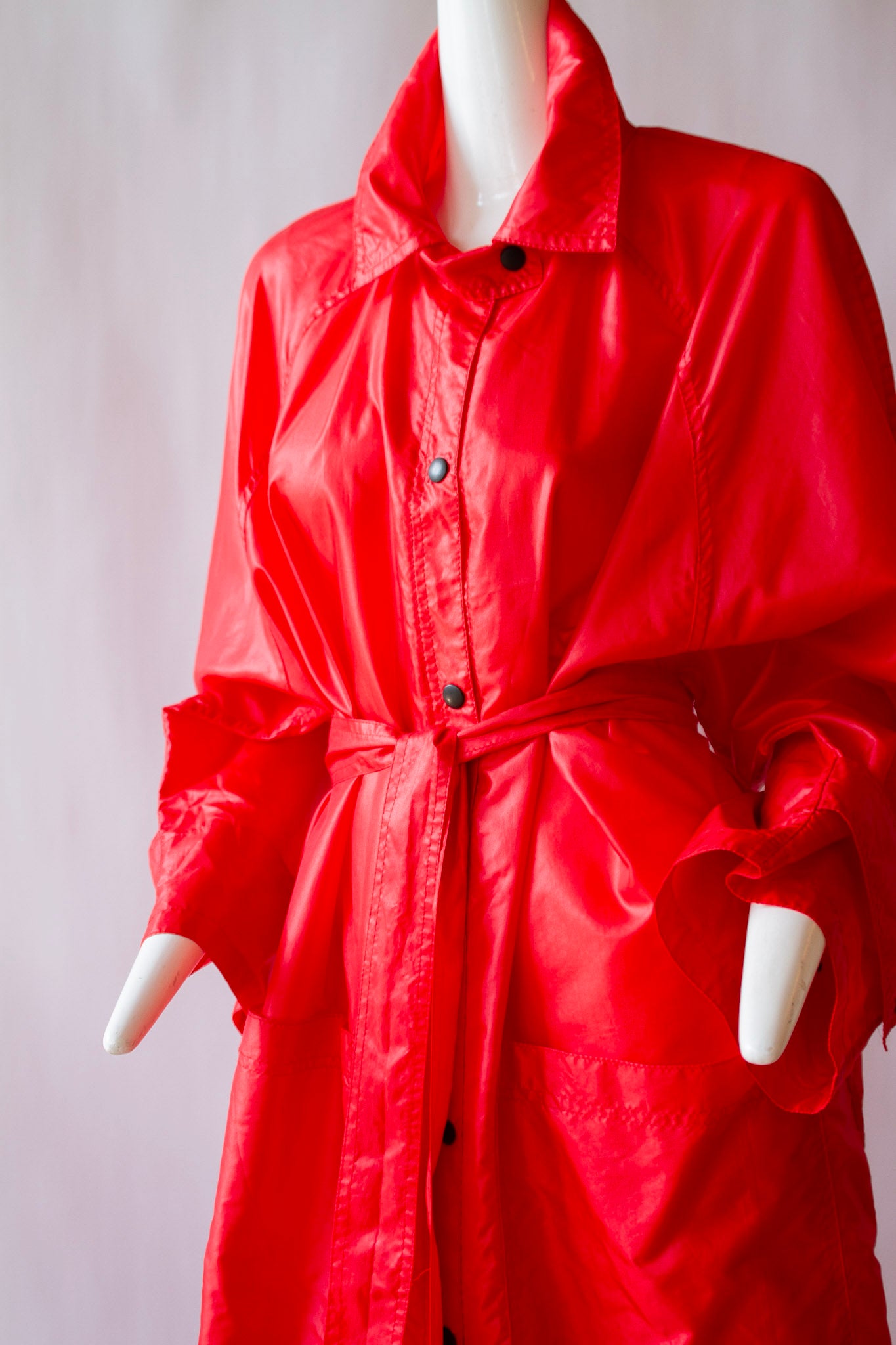 Sonia Rykiel Red Rain Trench