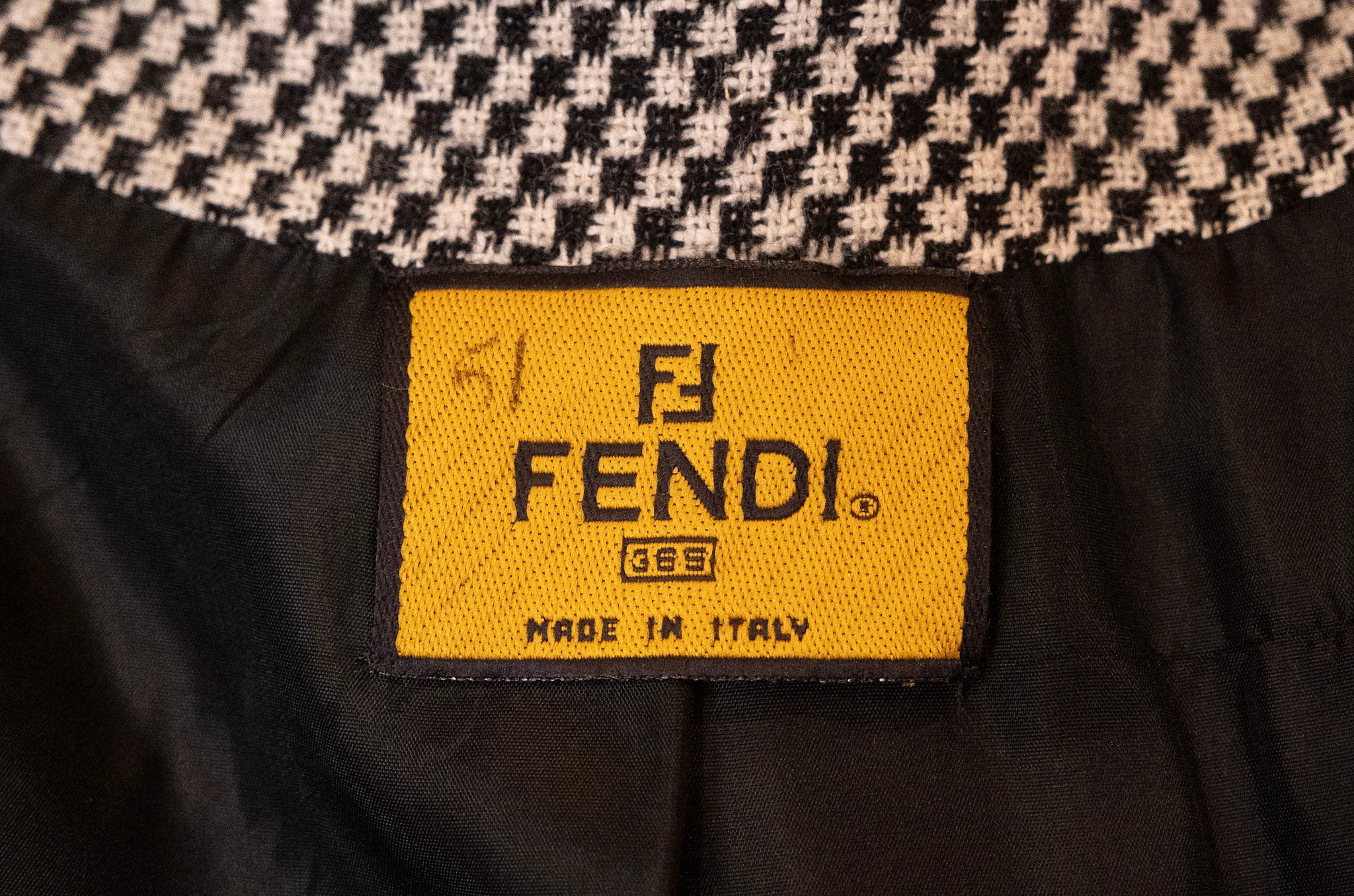 FENDI checkered blazer