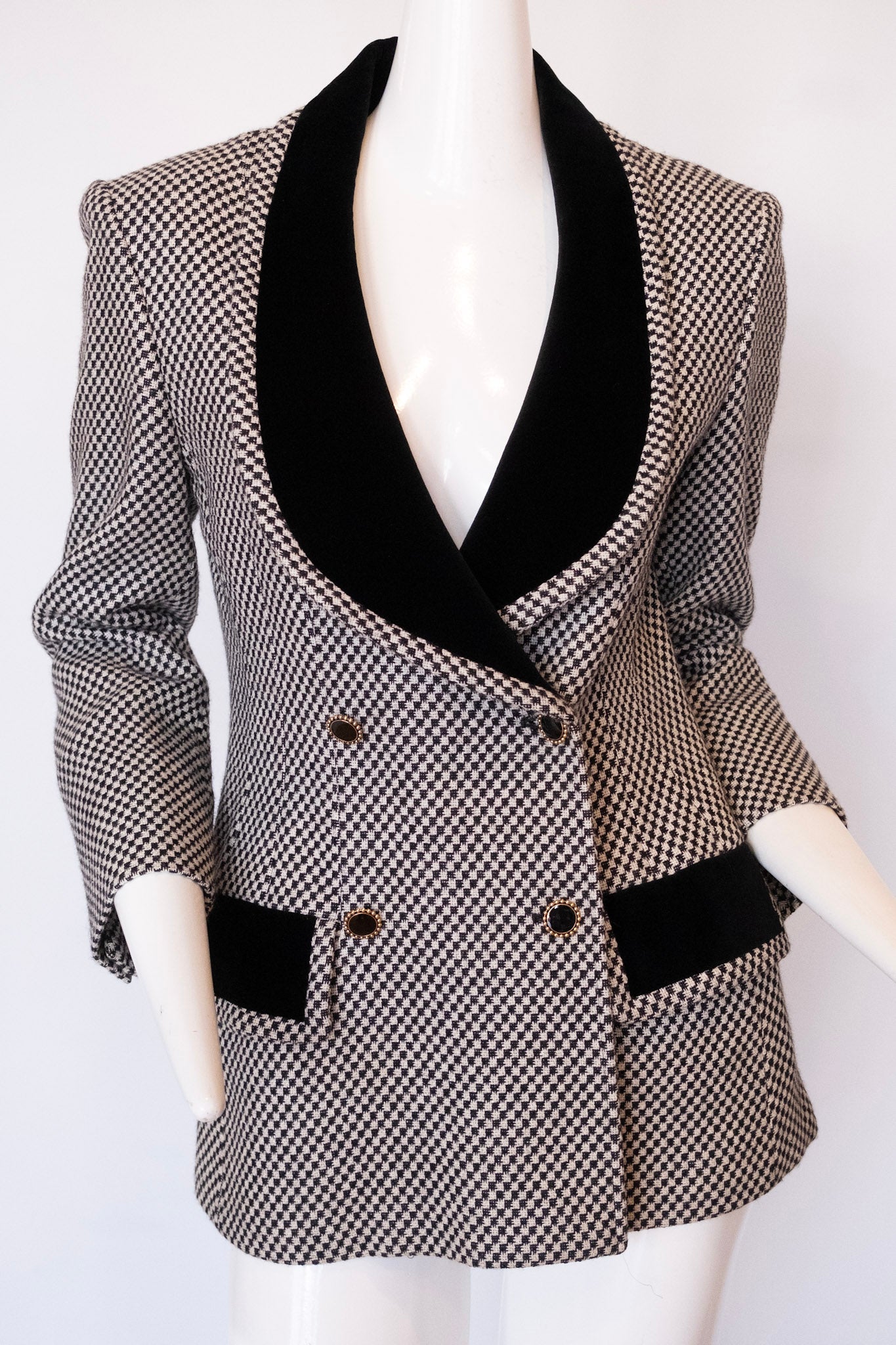 FENDI checkered blazer