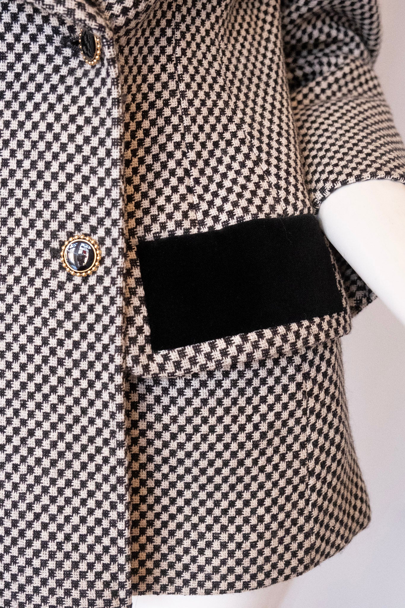 FENDI checkered blazer