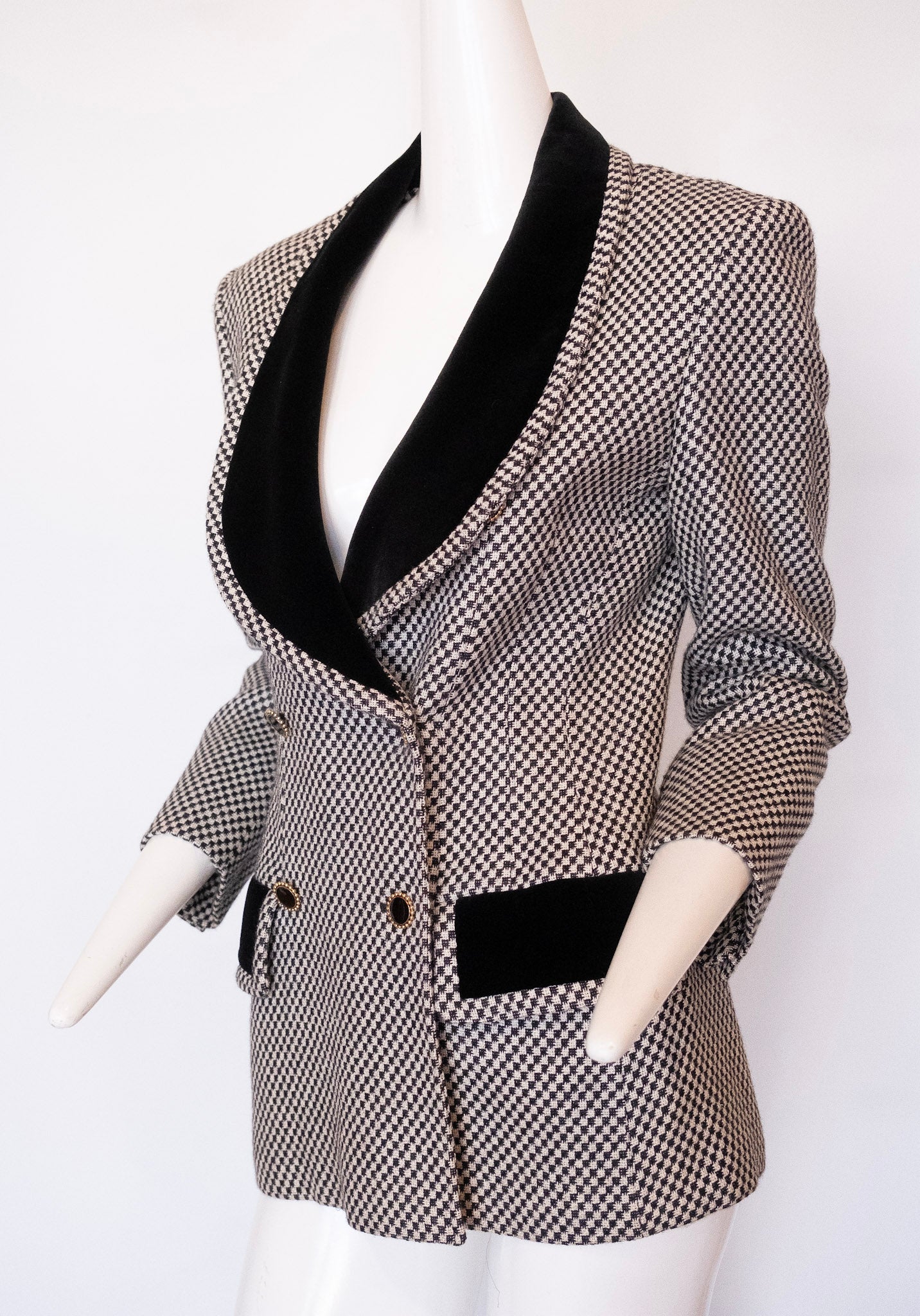 FENDI checkered blazer