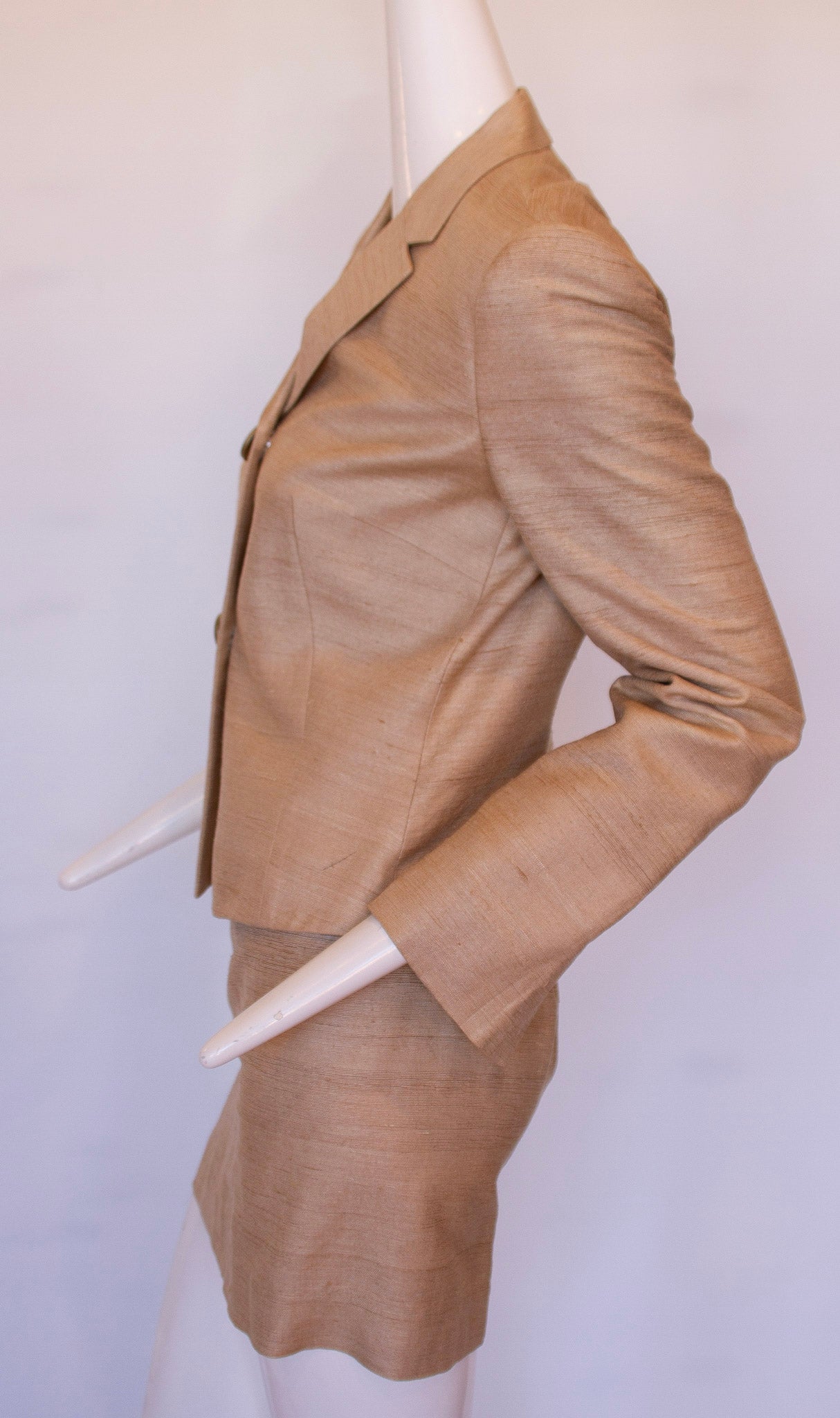 DOLCE & GABBANA, 100% silk suit, from the personal collection of the Hollywood Golden Era, Actress Terry Moore