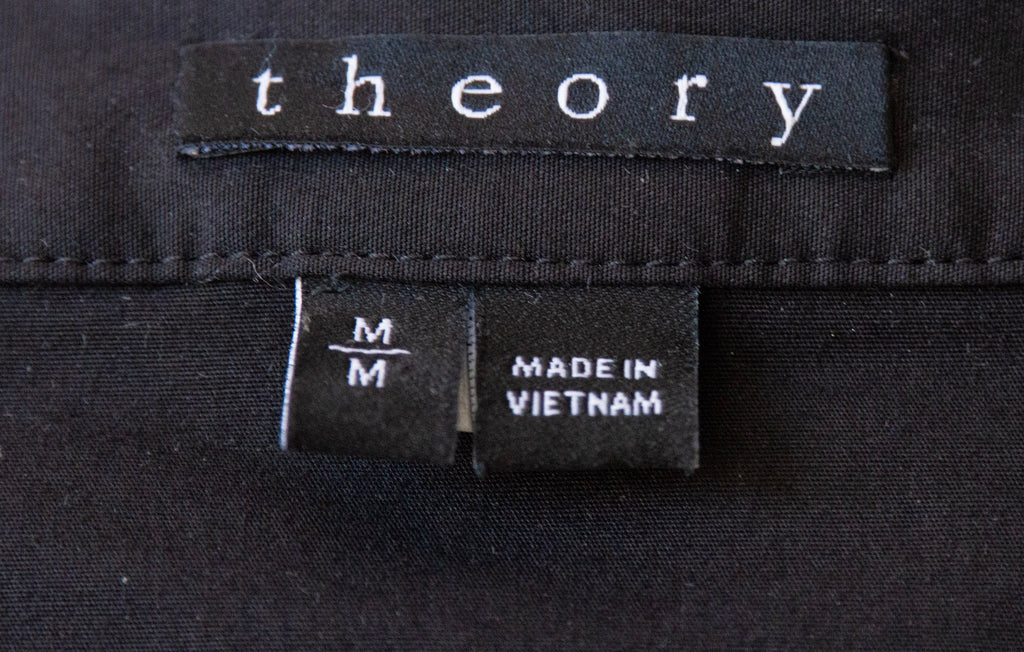 THEORY Box Style Black Dress