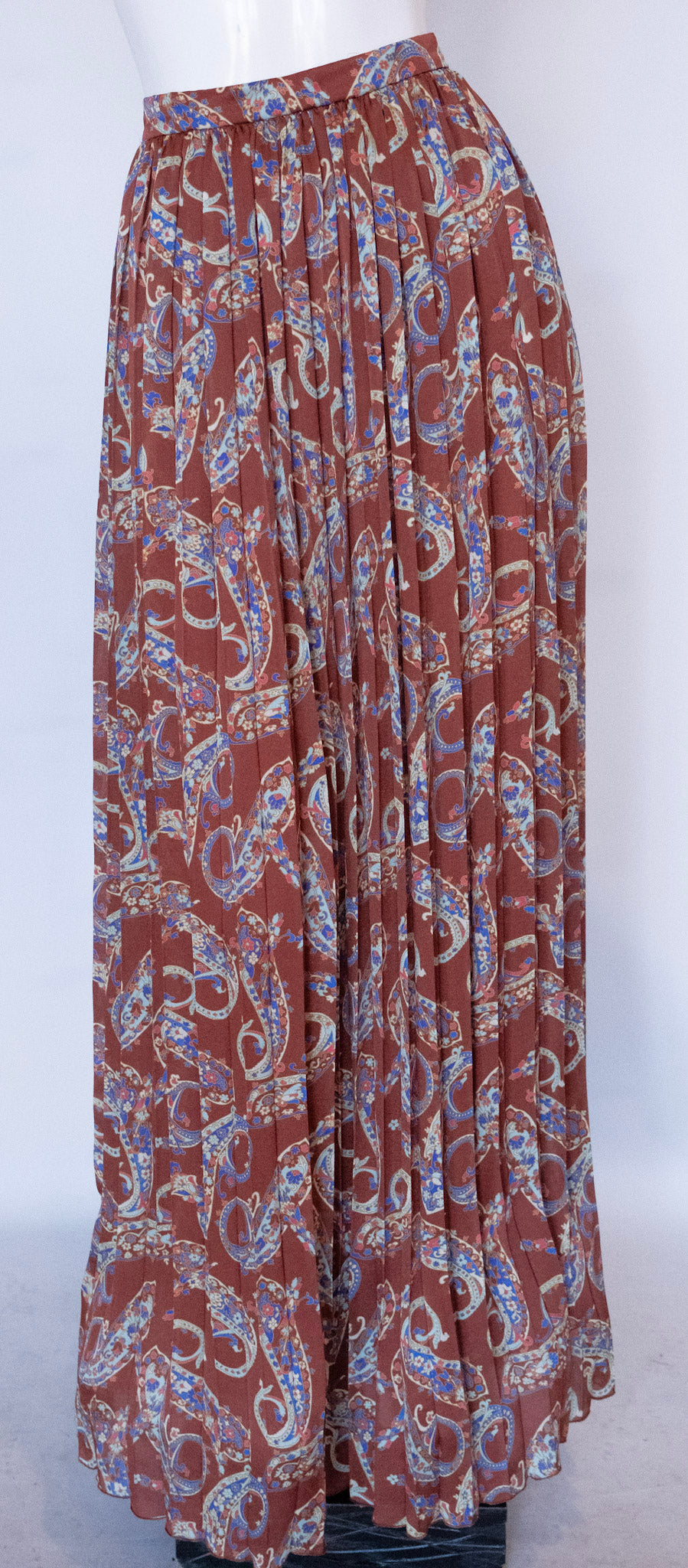 JOAQUIN PEREZ VALETTE Pleated Long Skirt