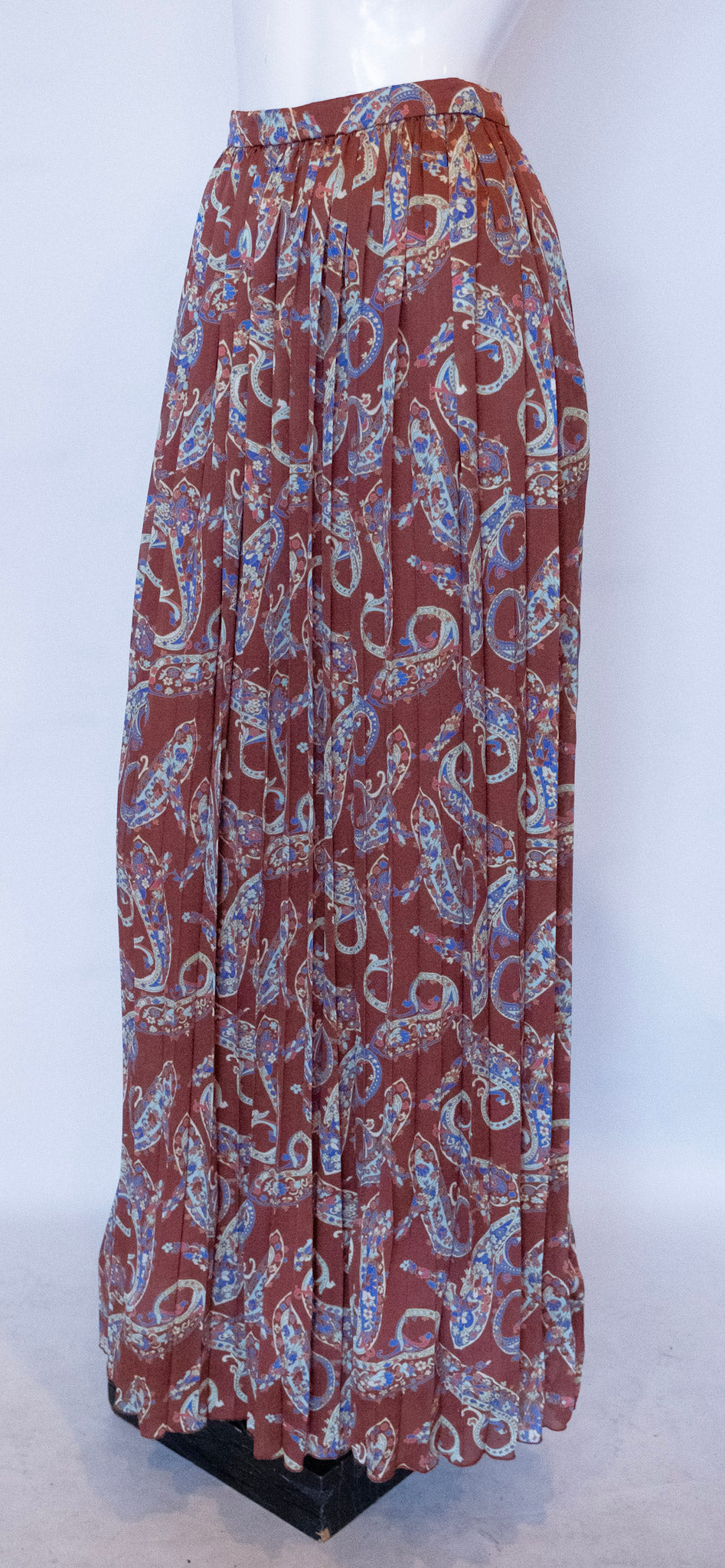 JOAQUIN PEREZ VALETTE Pleated Long Skirt