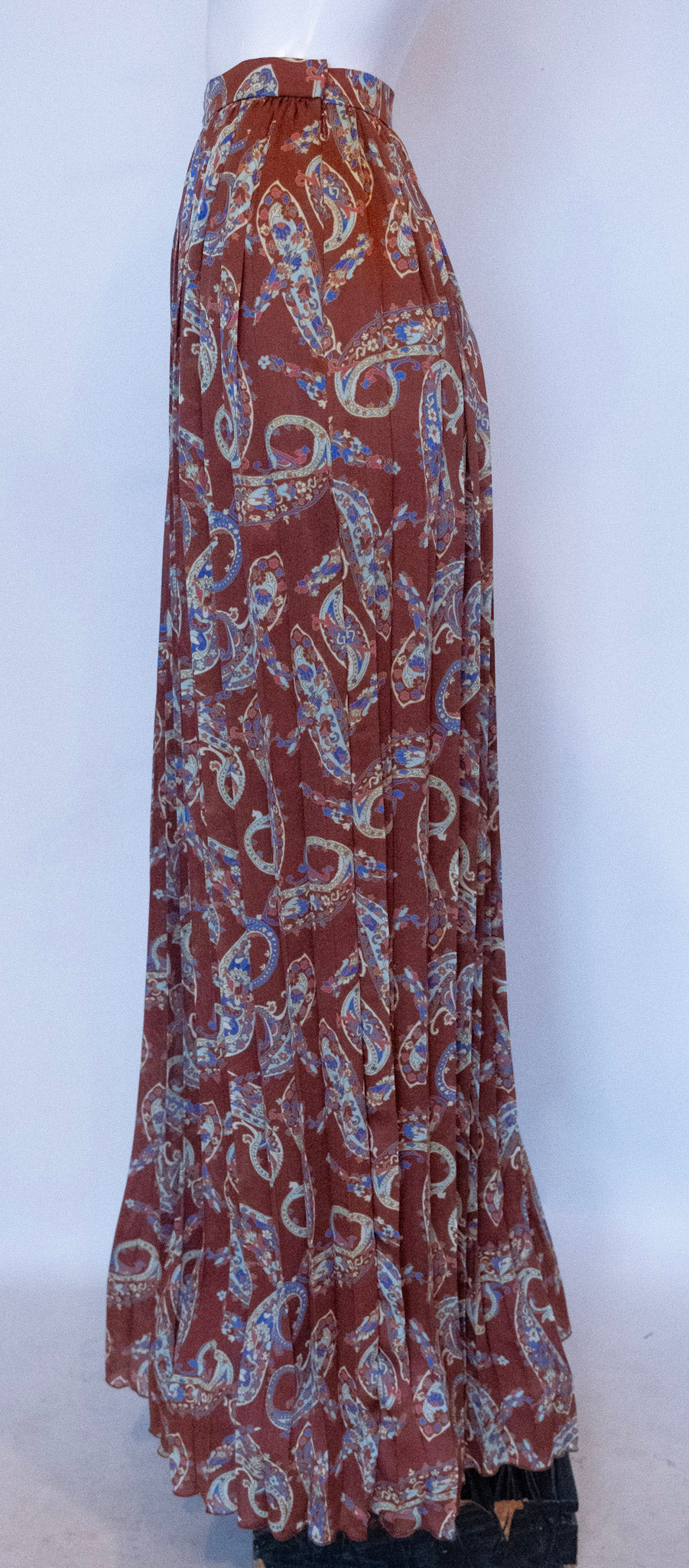 JOAQUIN PEREZ VALETTE Pleated Long Skirt