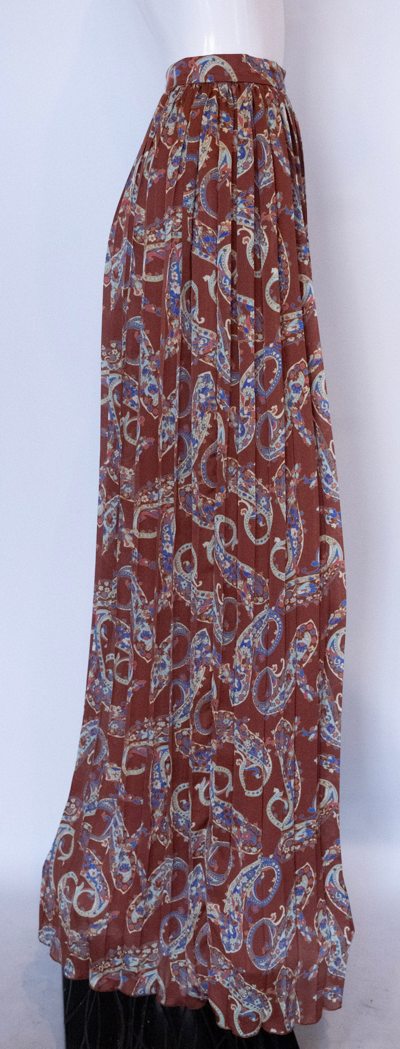 JOAQUIN PEREZ VALETTE Pleated Long Skirt