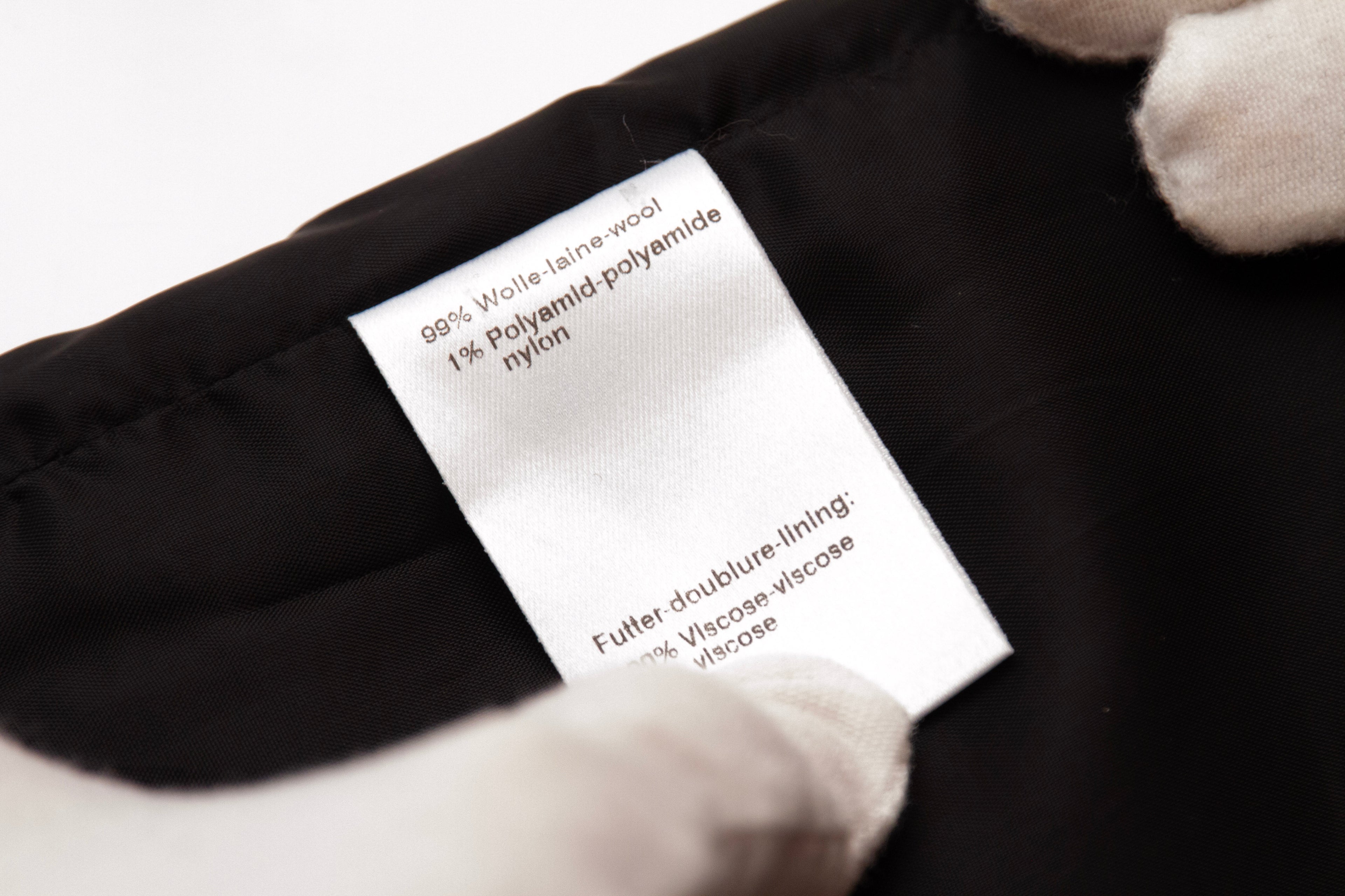 Akris Black Pencil Italian-blend Wool Skirt