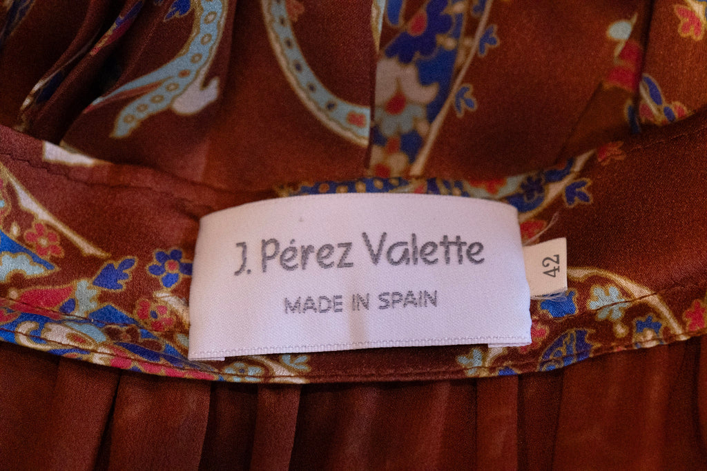 JOAQUIN PEREZ VALETTE Pleated Long Skirt