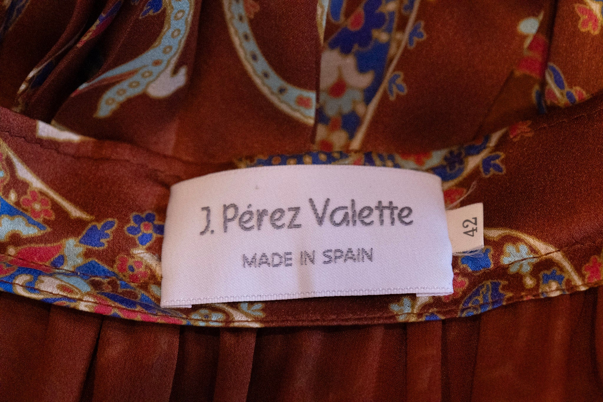 JOAQUIN PEREZ VALETTE Pleated Long Skirt