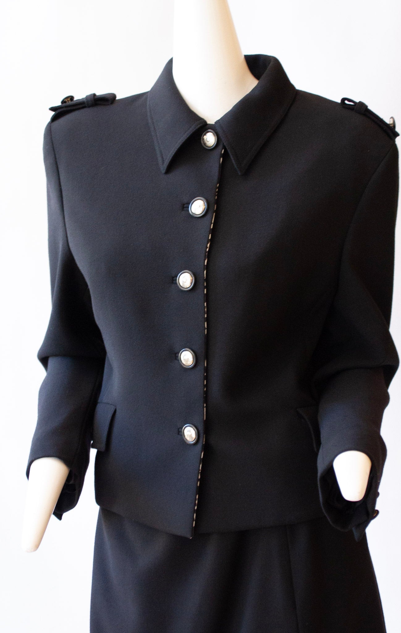 GIANNI VERSACE Blazer and Skirt Ensemble