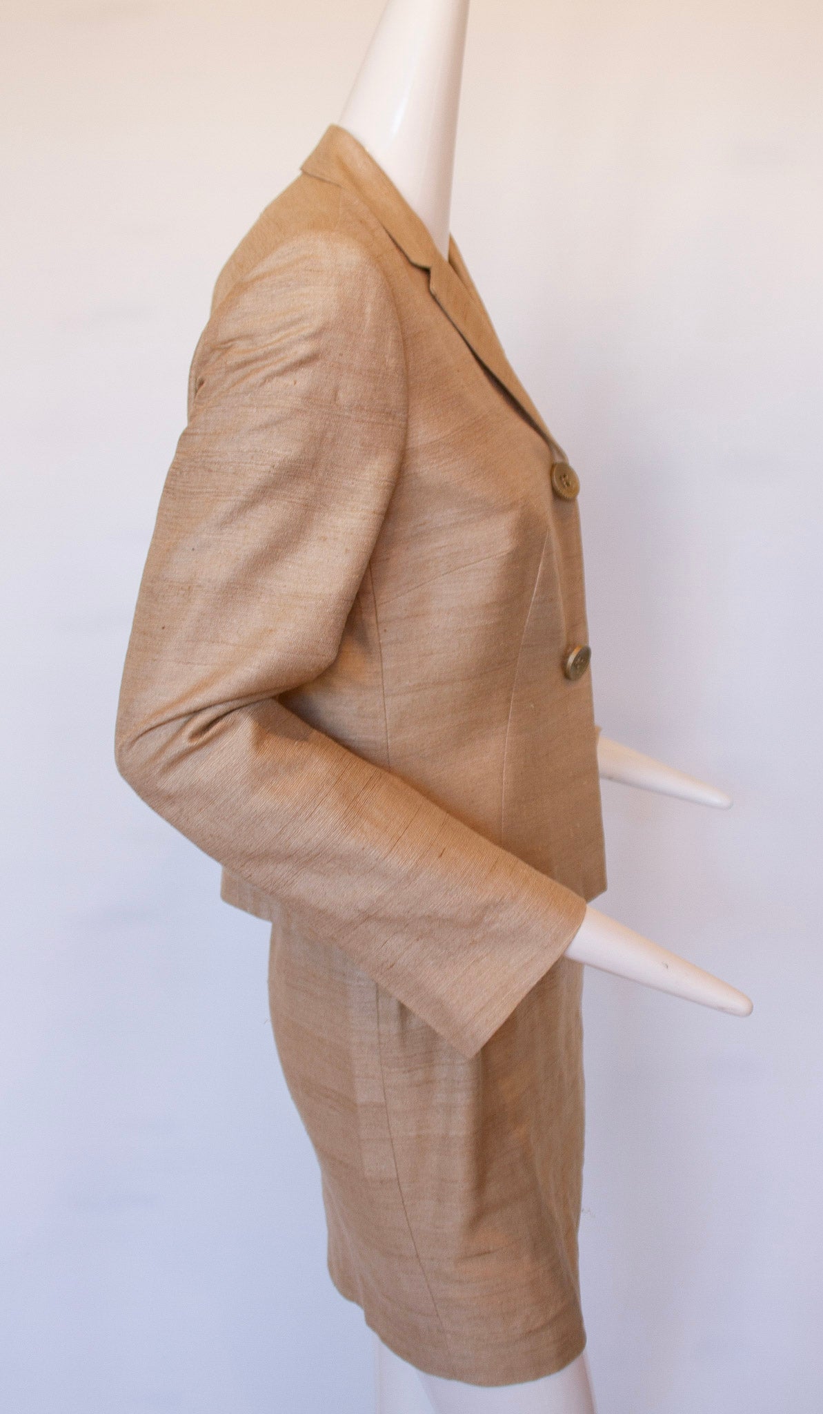 DOLCE & GABBANA, 100% silk suit, from the personal collection of the Hollywood Golden Era, Actress Terry Moore