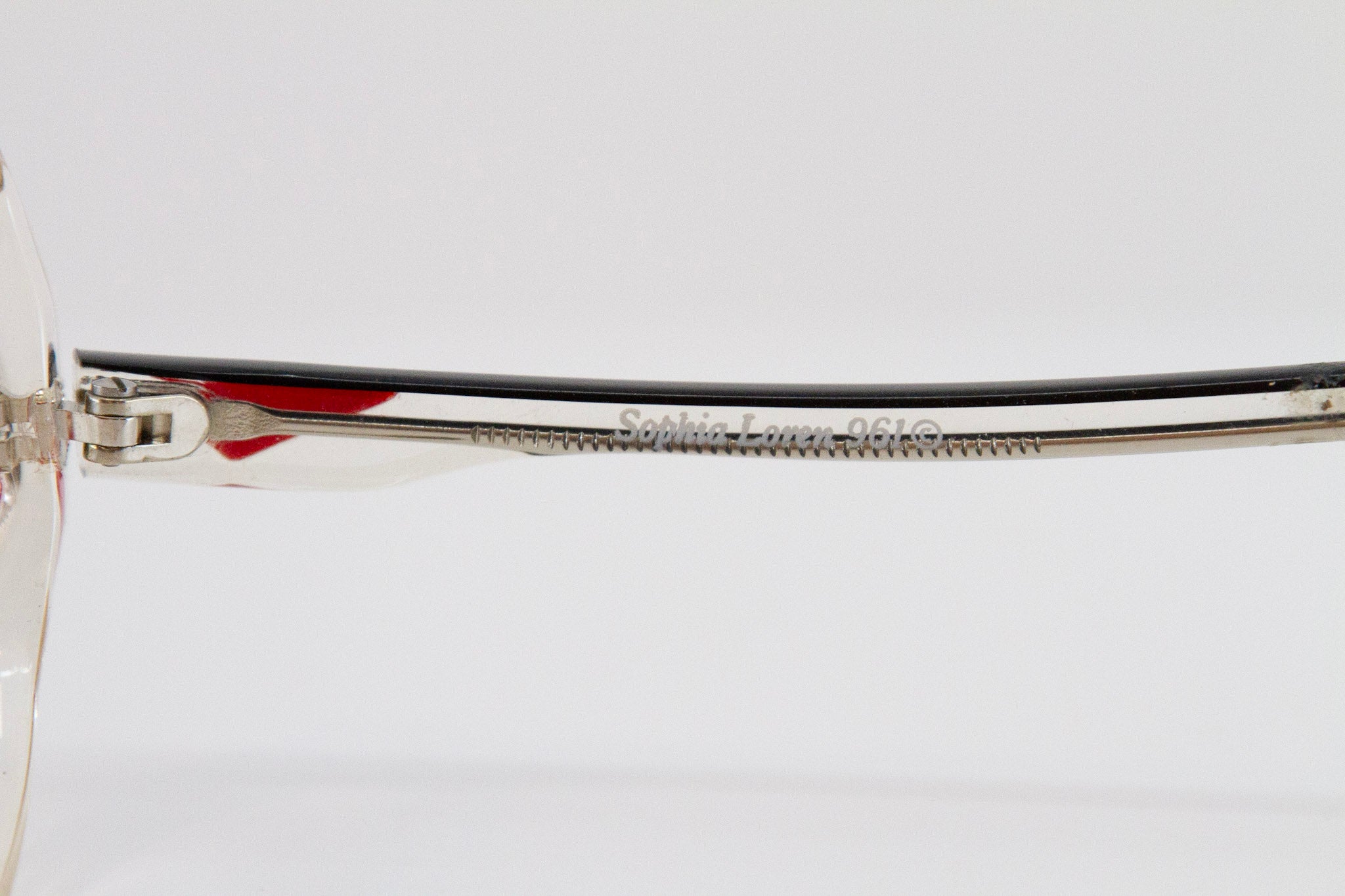 Sophia Loren frames with Red and Black Accents