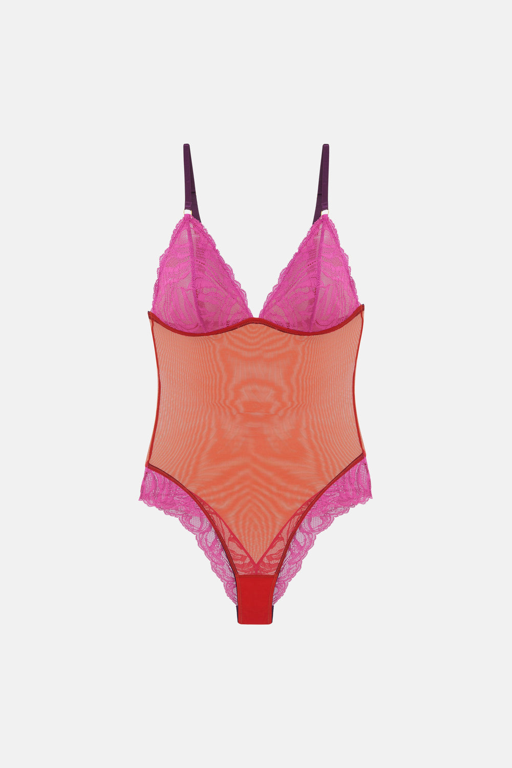 DORA LARSEN ALBA LACE SOFT CUP BODYSUIT