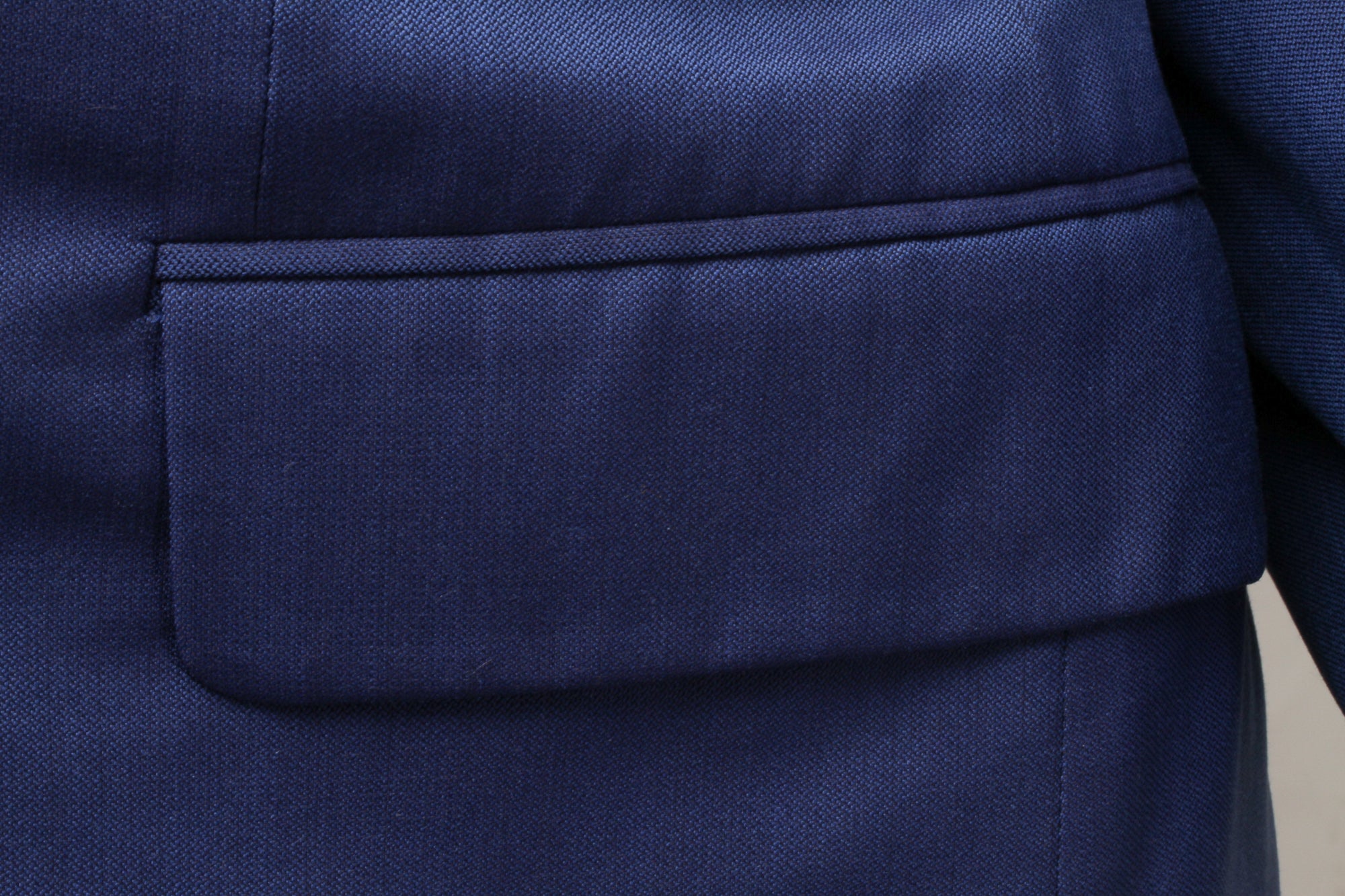 HUGO BOSS, Silk Wool, Cobalt Blue, Two-Button Blazer