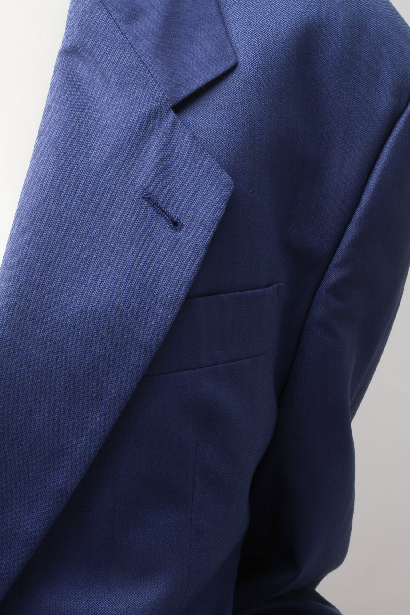 HUGO BOSS, Silk Wool, Cobalt Blue, Two-Button Blazer