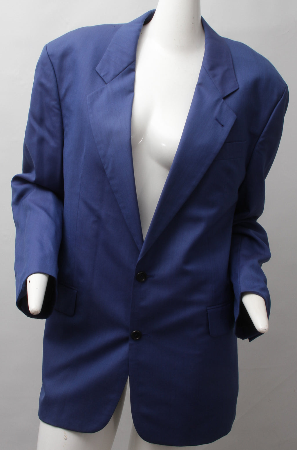 HUGO BOSS, Silk Wool, Cobalt Blue, Two-Button Blazer