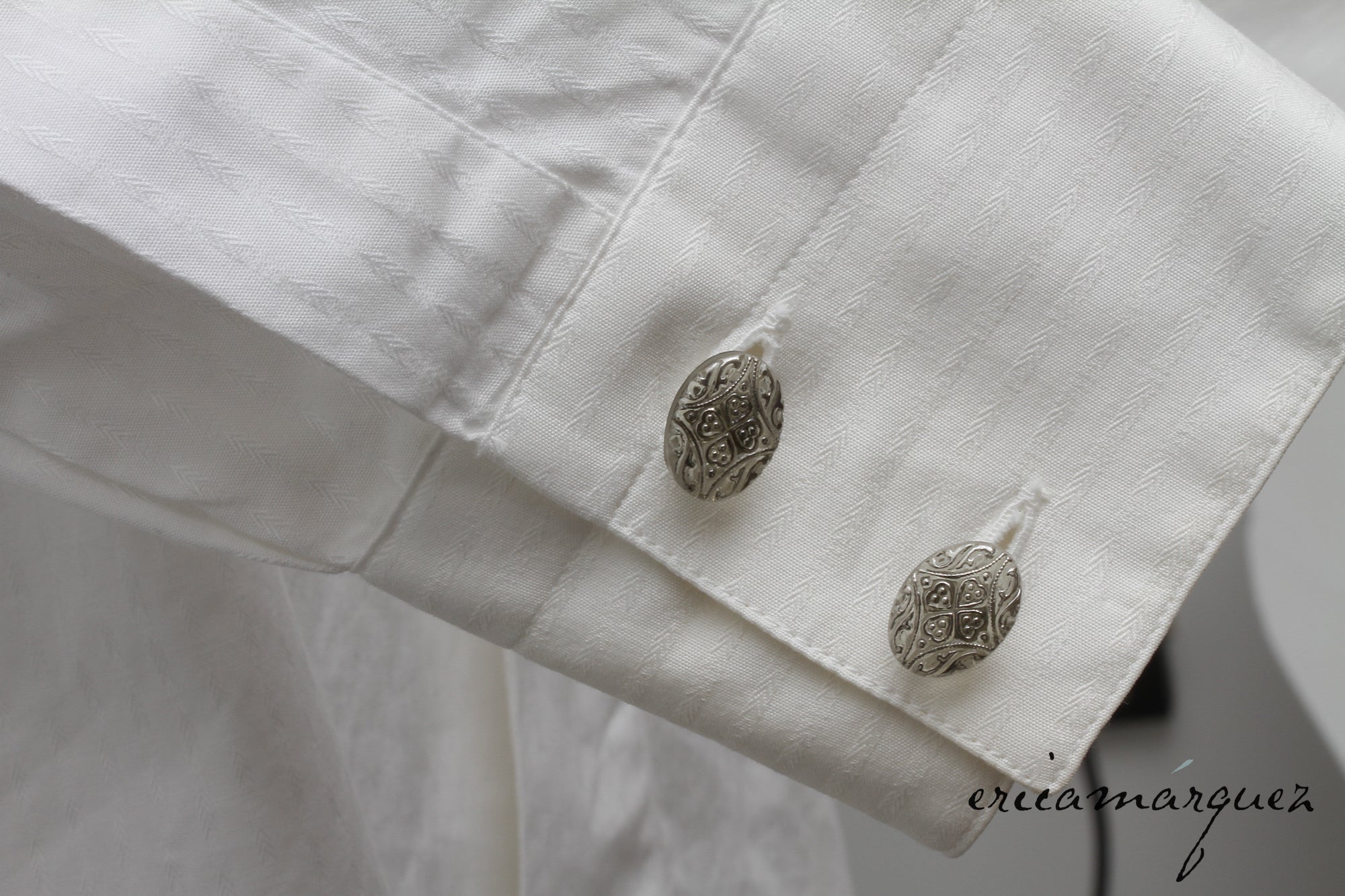 BYBLOS, Made In Italy, Mandarin Collar, Textured Design, Hidden Button, Long Sleeve Shirt