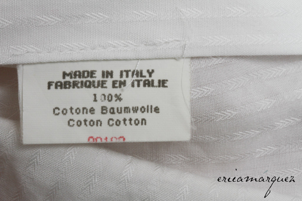 BYBLOS, Made In Italy, Mandarin Collar, Textured Design, Hidden Button, Long Sleeve Shirt