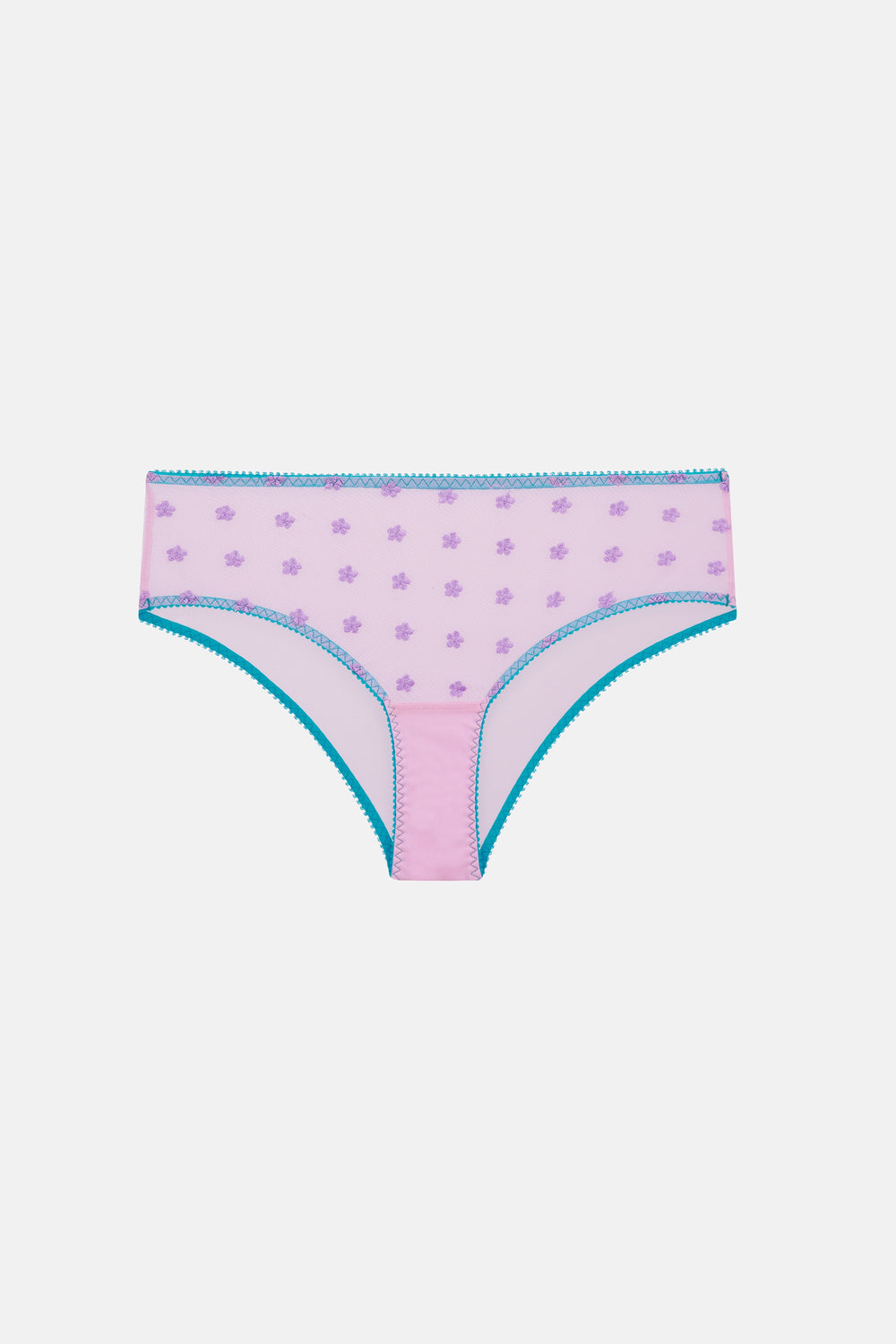 DORA LARSEN BETH EMBROIDERY HIGH WAISTED KNICKERS