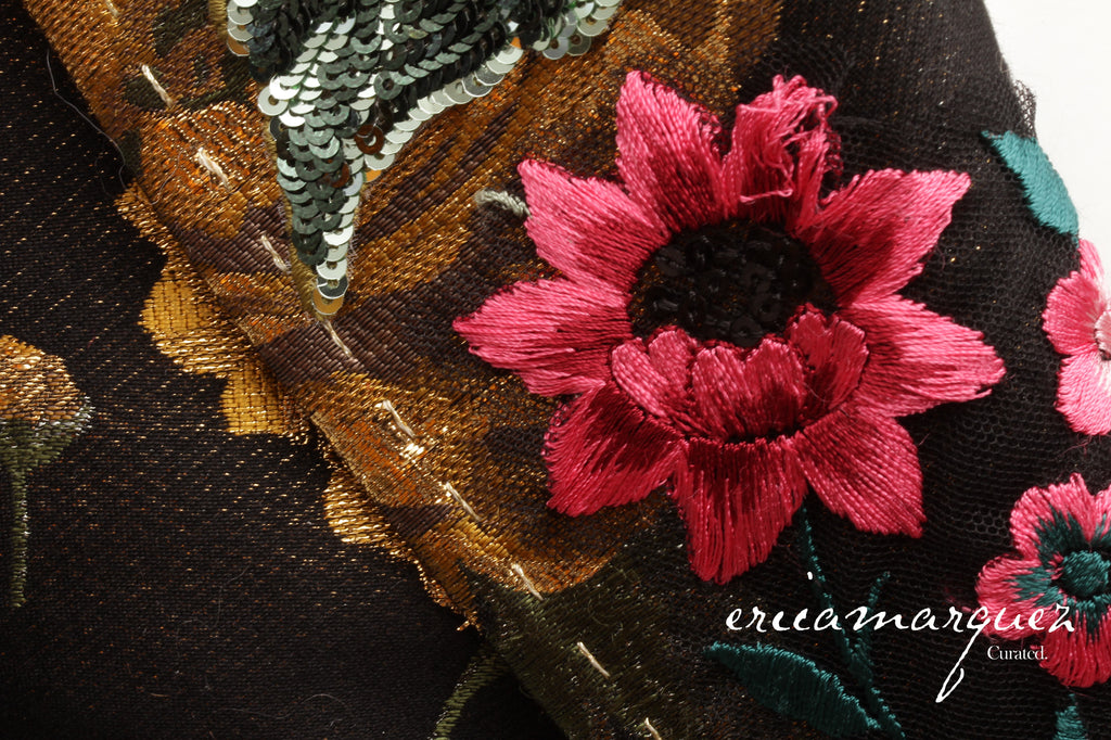 DOLCE & GABBANA, Double-Breasted Turlington Floral Metallic Lamé Jacquard Jacket